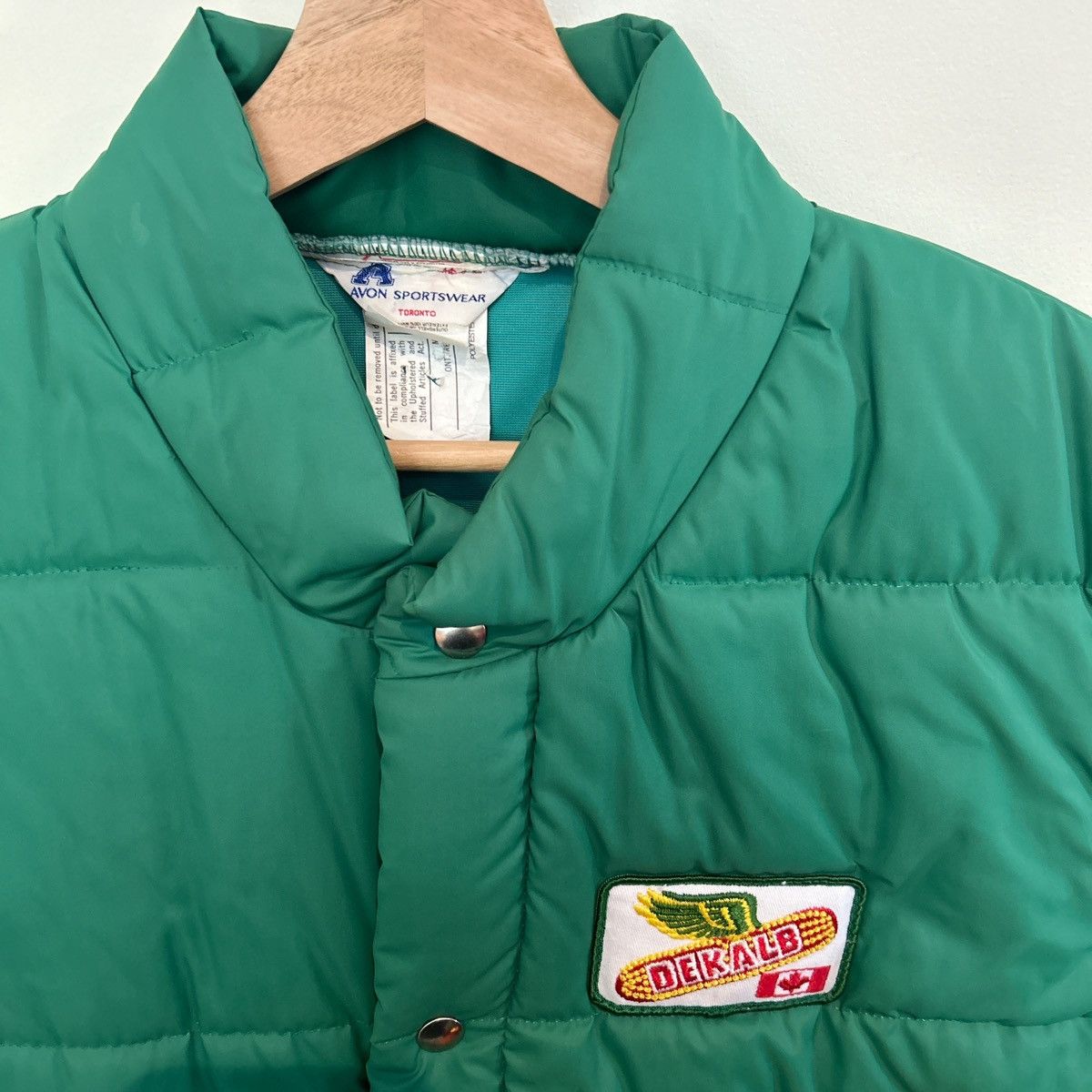 Other Vintage 80s Green Puffer Vest Size US L / EU 52-54 / 3 - 2 Thumbnail
