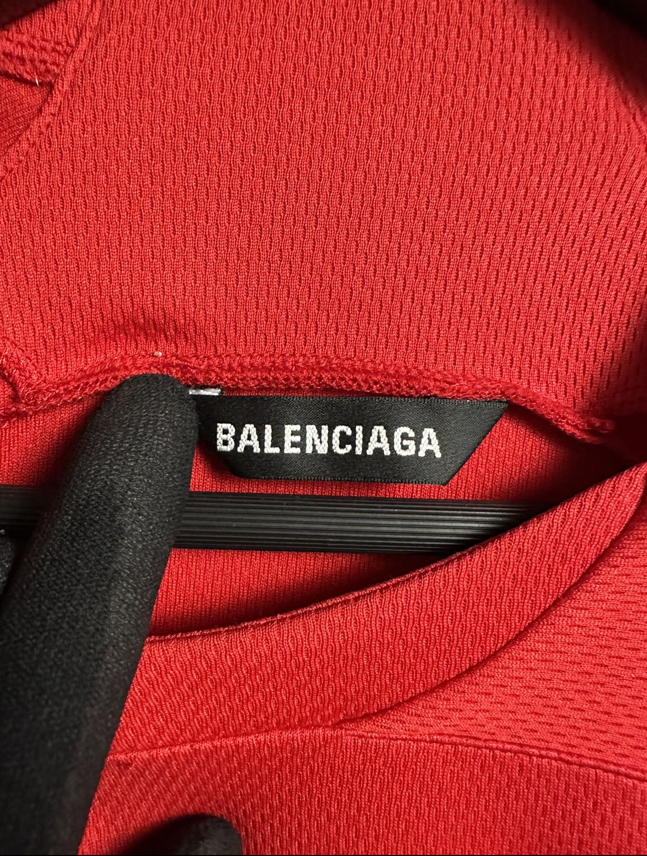 Balenciaga Balenciaga Red Soccer Jersey Size US S / EU 44-46 / 1 - 8 Thumbnail