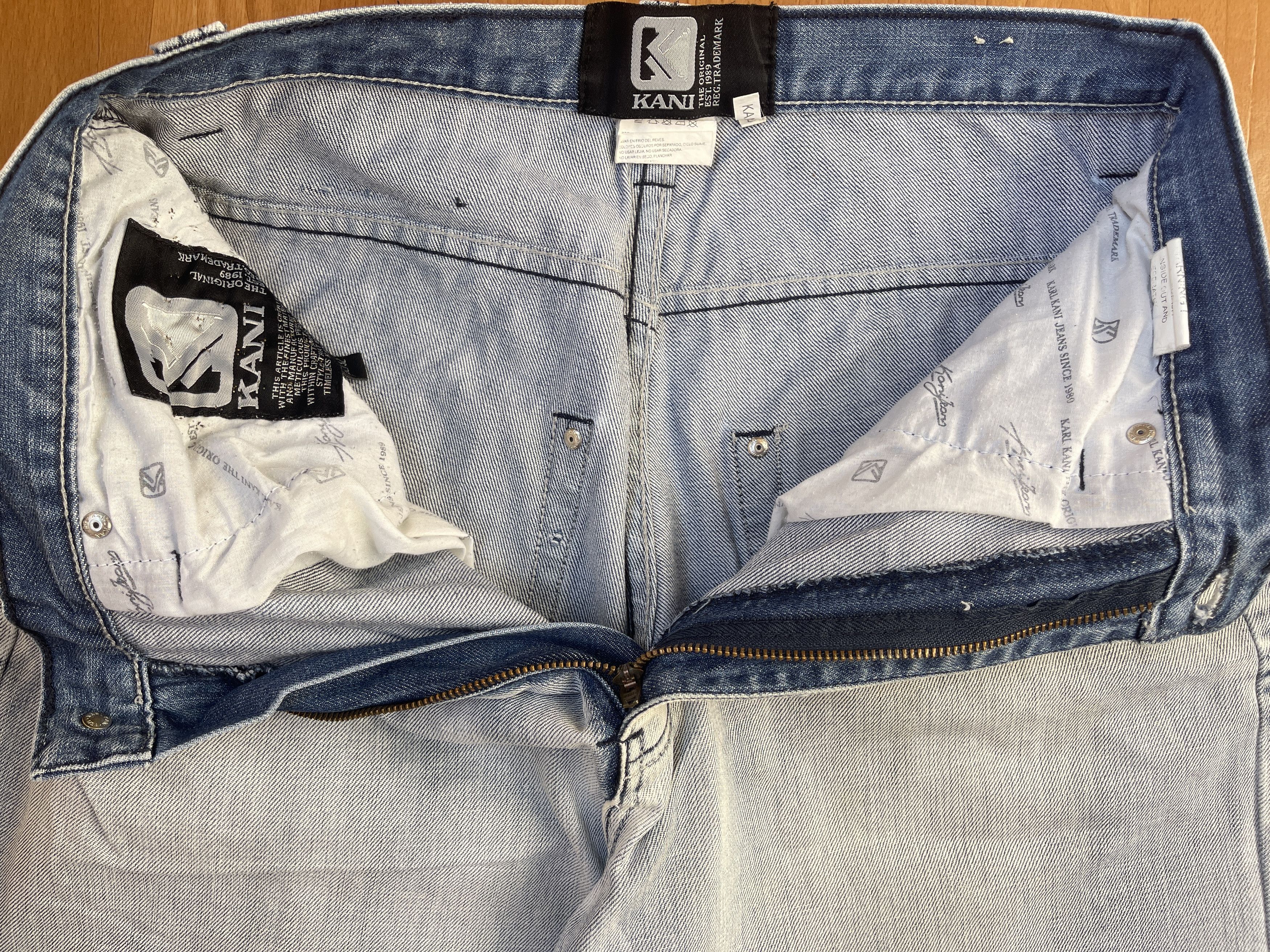 Karl Kani KARL KANI jeans, baggy, vintage Kani jeans, 90s hip hop W 32 Size US 32 / EU 48 - 12 Thumbnail