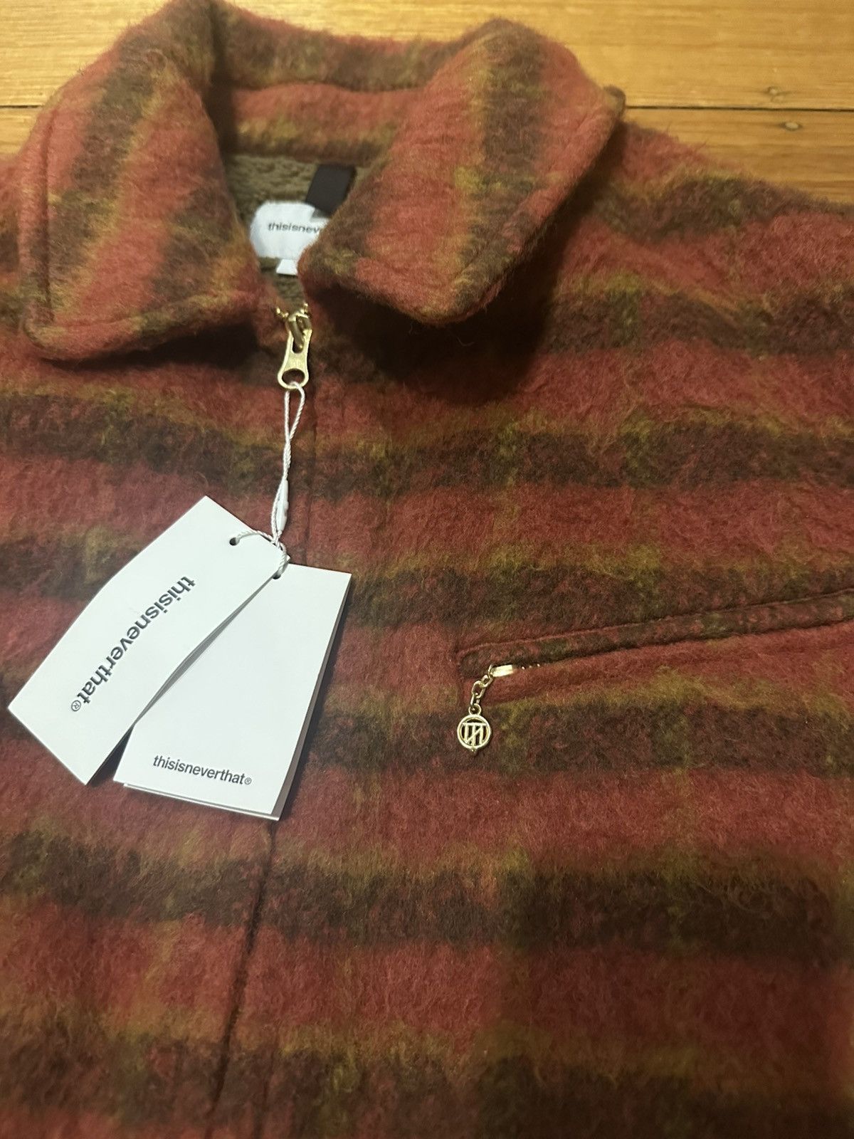 thisisneverthat Brushed Wool Check Jacket Size US L / EU 52-54 / 3 - 3 Thumbnail