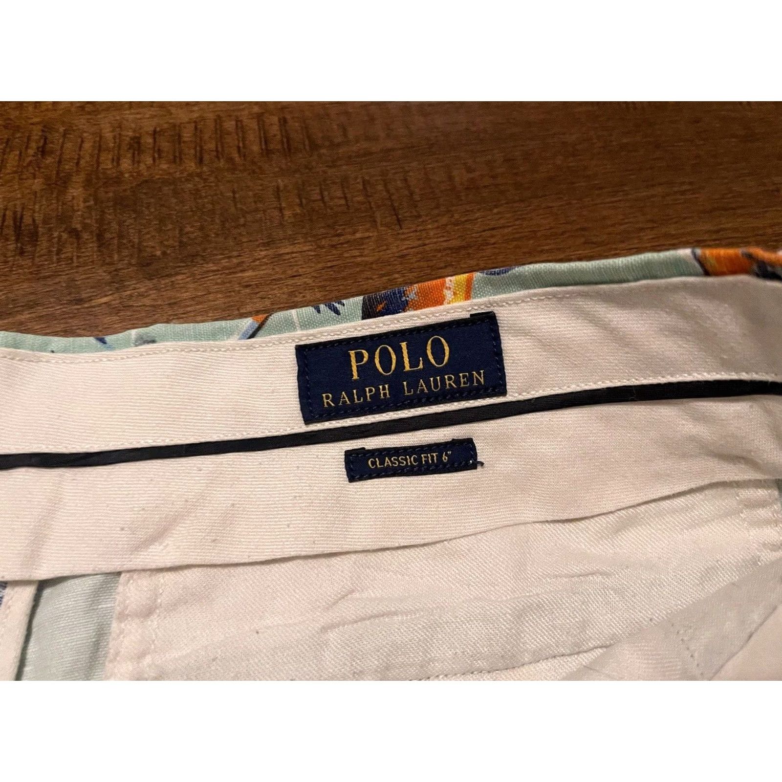 Polo Ralph Lauren Polo Ralph Lauren Linen Chino Shorts Green Tropical Marlin Floral 9" Men's 33 Size US XS / EU 42 / 0 - 3 Thumbnail