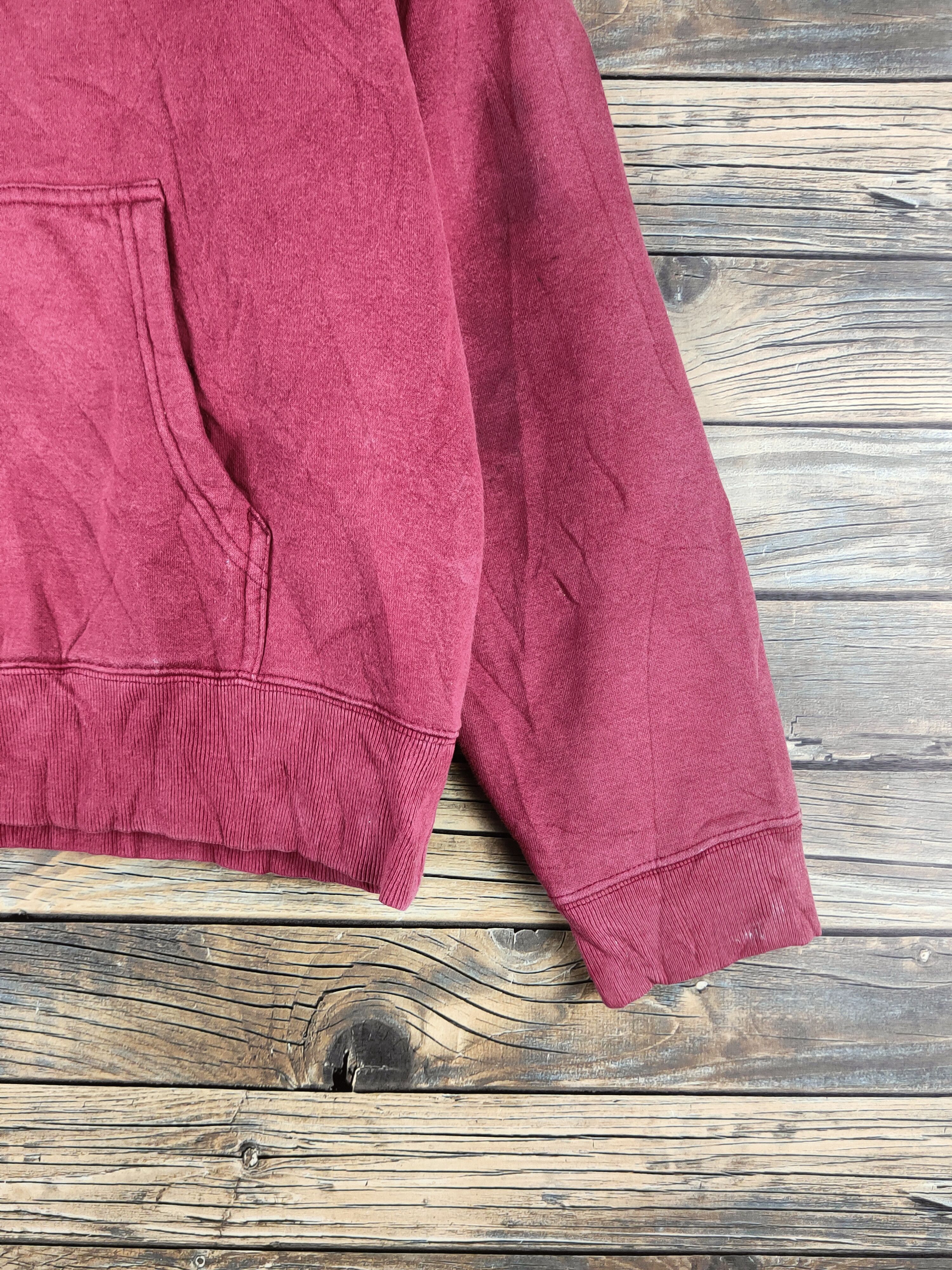 Japanese Brand Super Vintage by United Athle Red Hoodie Sweatshirts Size US M / EU 48-50 / 2 - 8 Thumbnail