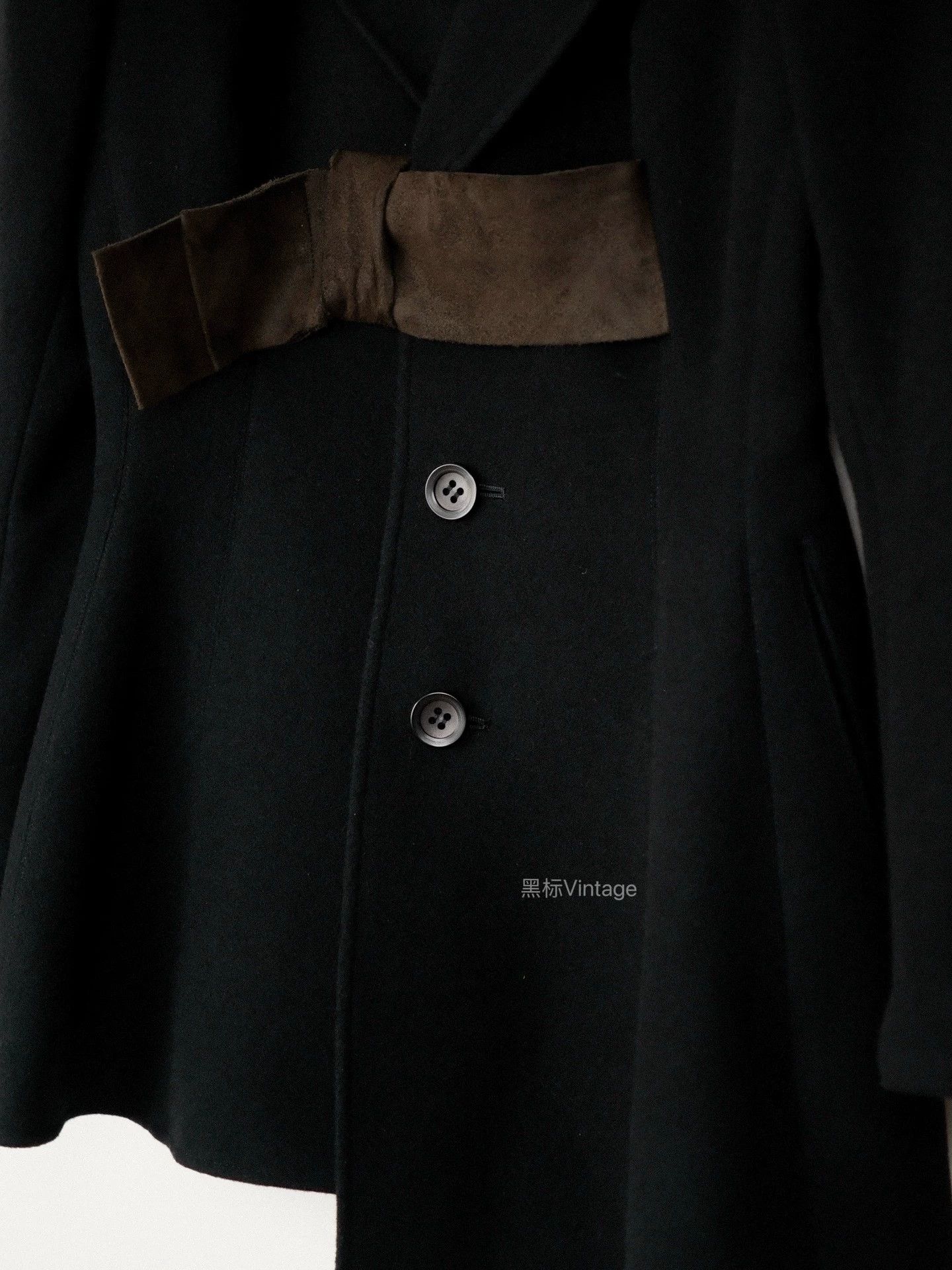 Yohji Yamamoto Yohji Yamamoto 88AW Maru Monji Asymmetric Jacket Size S / US 4 / IT 40 - 7 Thumbnail