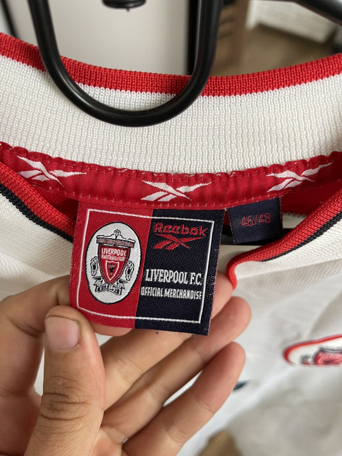Reebok 1998/1999 Reebok Liverpool Owen Vintage Soccer Jersey Tee Size US XL / EU 56 / 4 - 12 Thumbnail