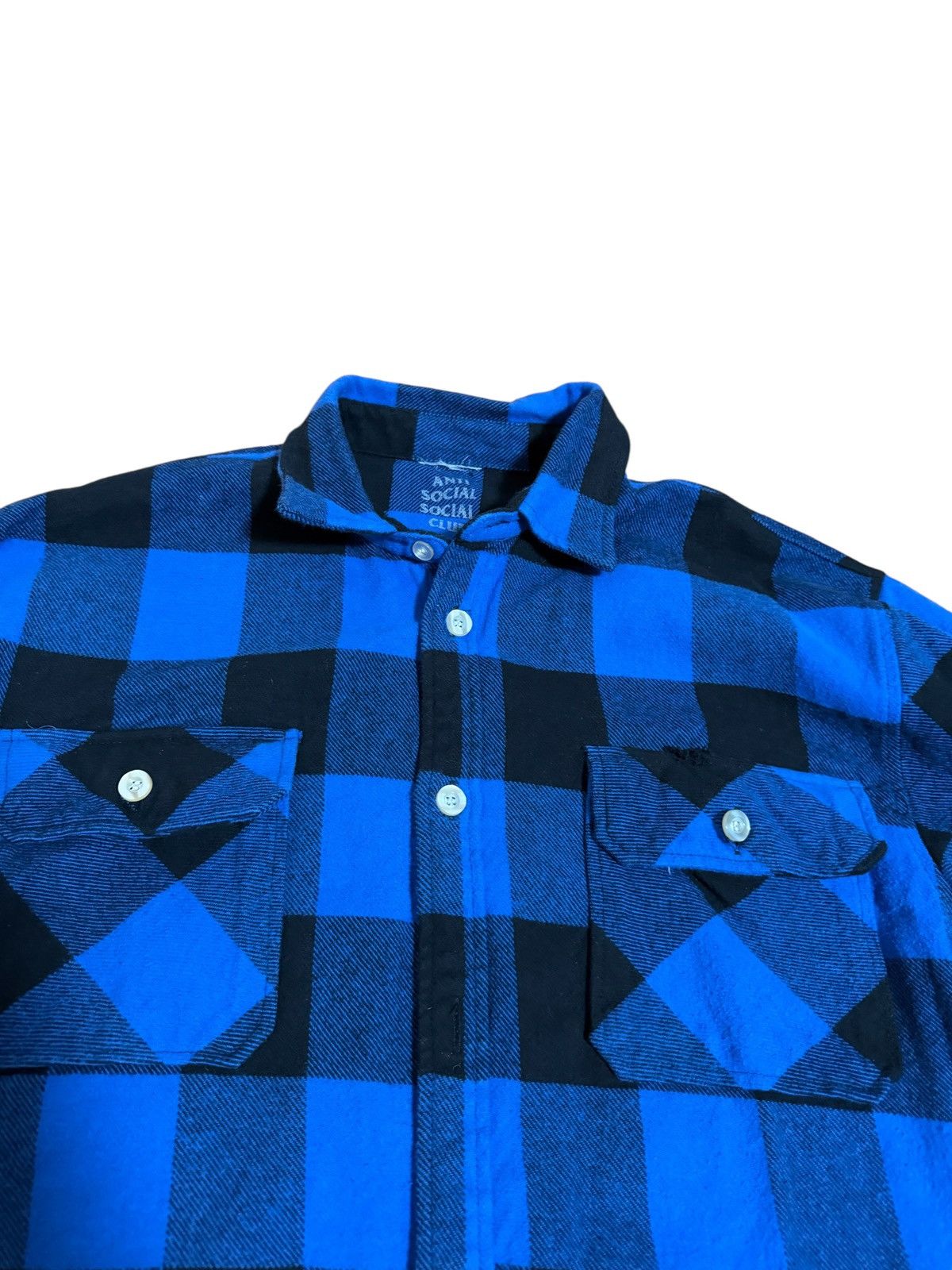 Anti Social Social Club 🔥Anti Social Social Club Kkoch Flannel Shirt/Anti Social Size US XL / EU 56 / 4 - 9 Thumbnail