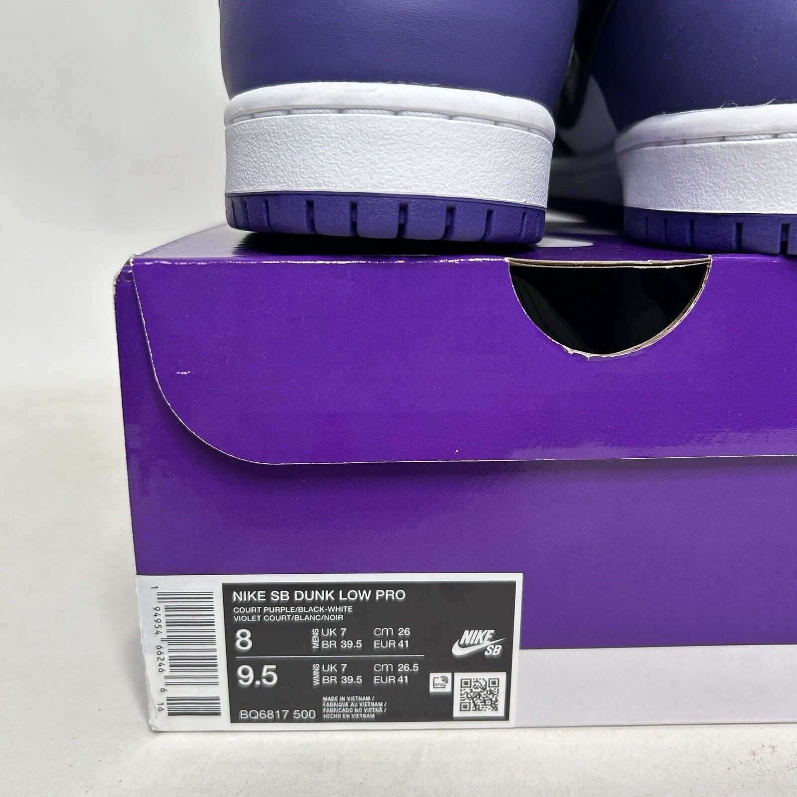Nike Nike SB Dunk Low Pro “Court Purple” 2024 Size US 8 / EU 41 - 5 Thumbnail