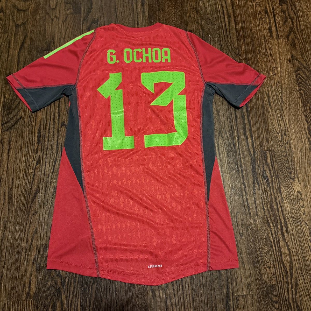 Adidas 2023 Mexico GK Jersey #13 OCHOA Size US L / EU 52-54 / 3 - 5 Thumbnail