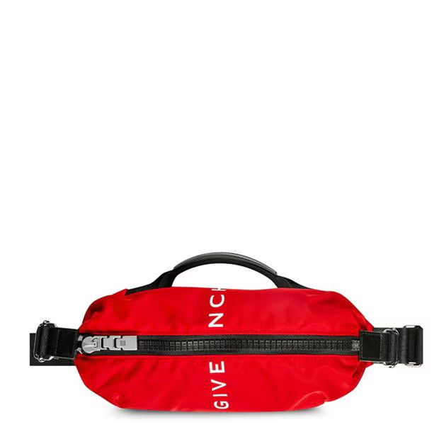 image of Givenchy O1G2R1Mq0524 Size: Os Zip Bumbag In Red/black, Men's