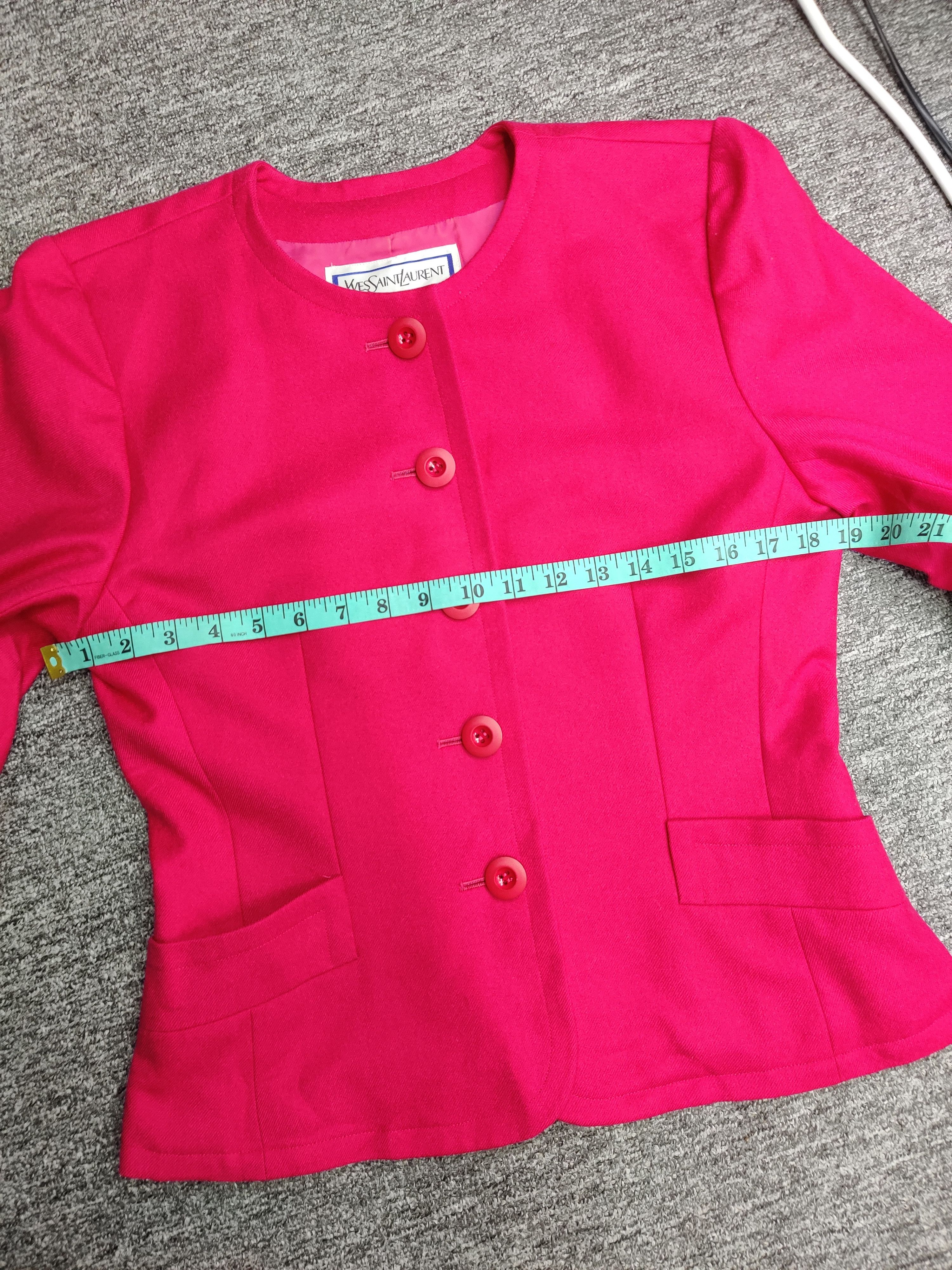 Yves Saint Laurent Vintage Yves Saint Laurent Wool Button Ups Coat Size US M / EU 48-50 / 2 - 11 Thumbnail
