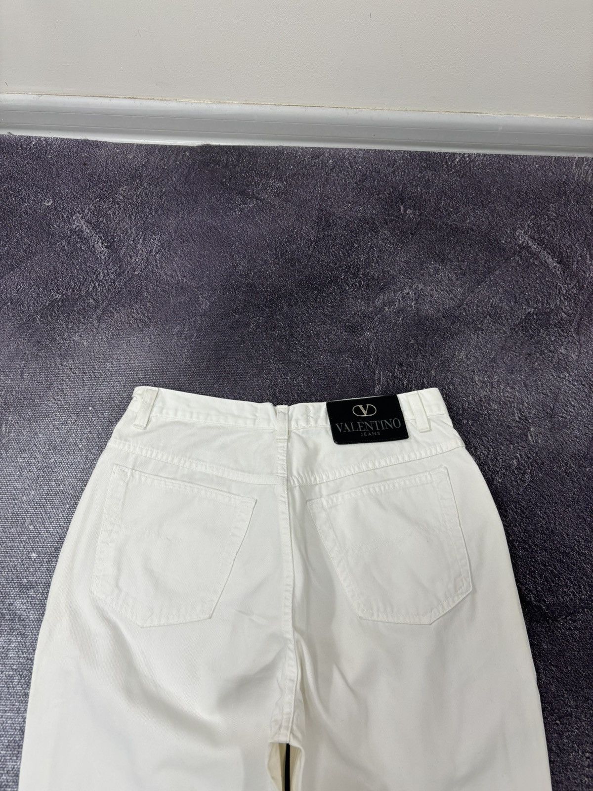Valentino Vintage Valentino Women’s White Italian Luxury Pants Jeans Size 30" / US 8 / IT 44 - 7 Thumbnail