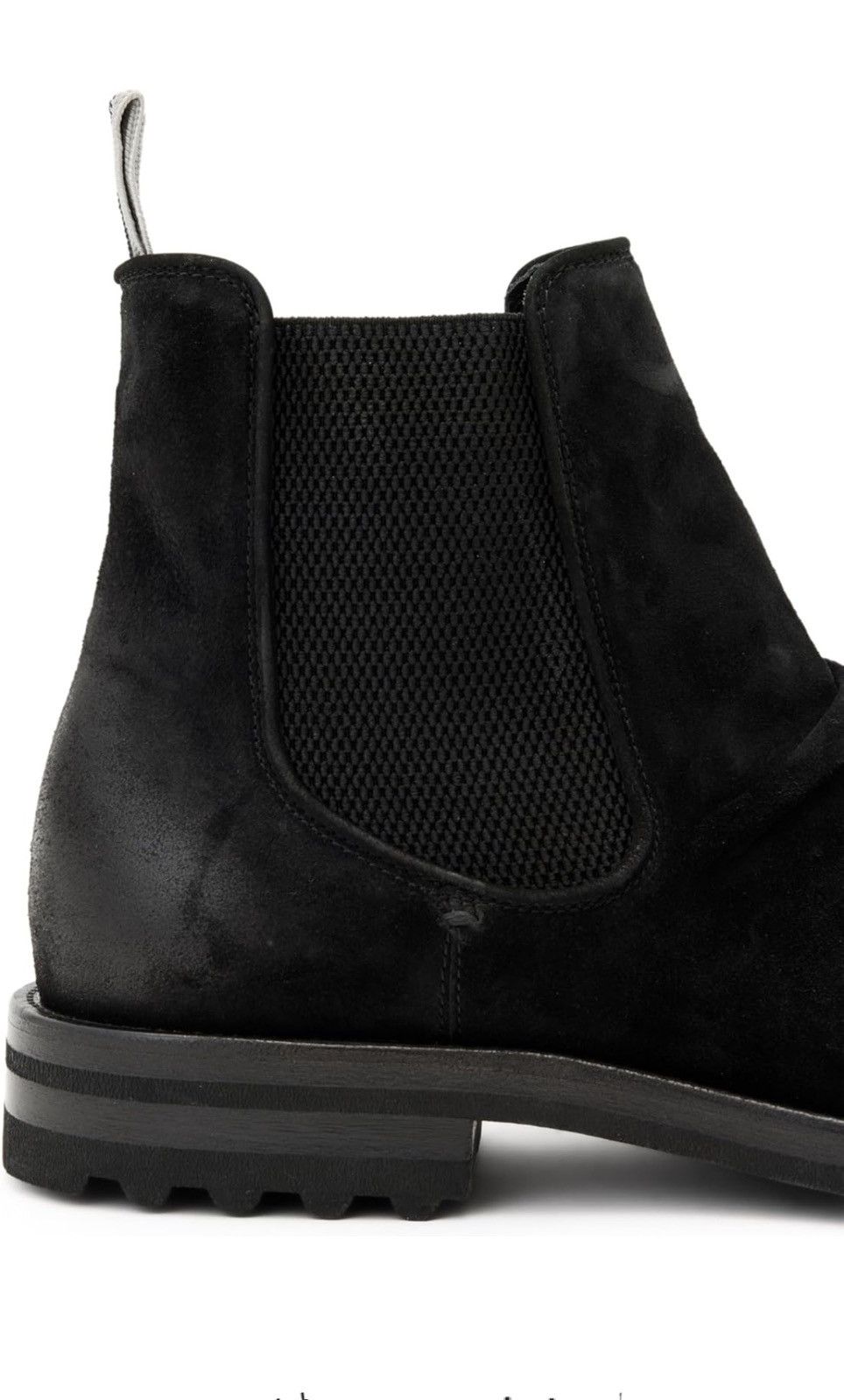 John Varvatos Black suede sharpei boot 8.5 Size US 8.5 / EU 41-42 - 4 Thumbnail