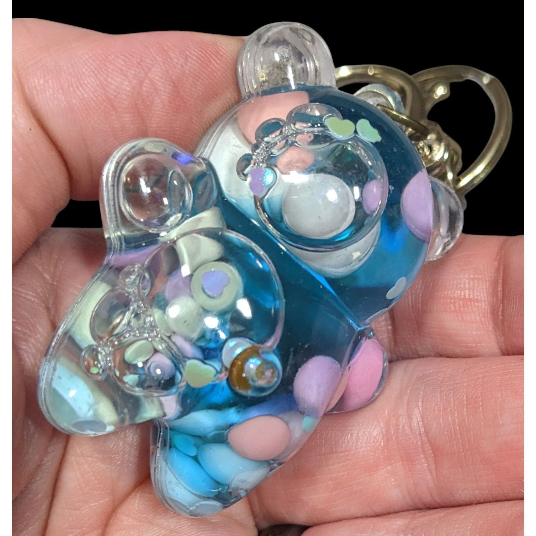 Other Kawaii The Sunshine Unicorn Blue Bear Cub Keychain Size ONE SIZE - 4 Thumbnail