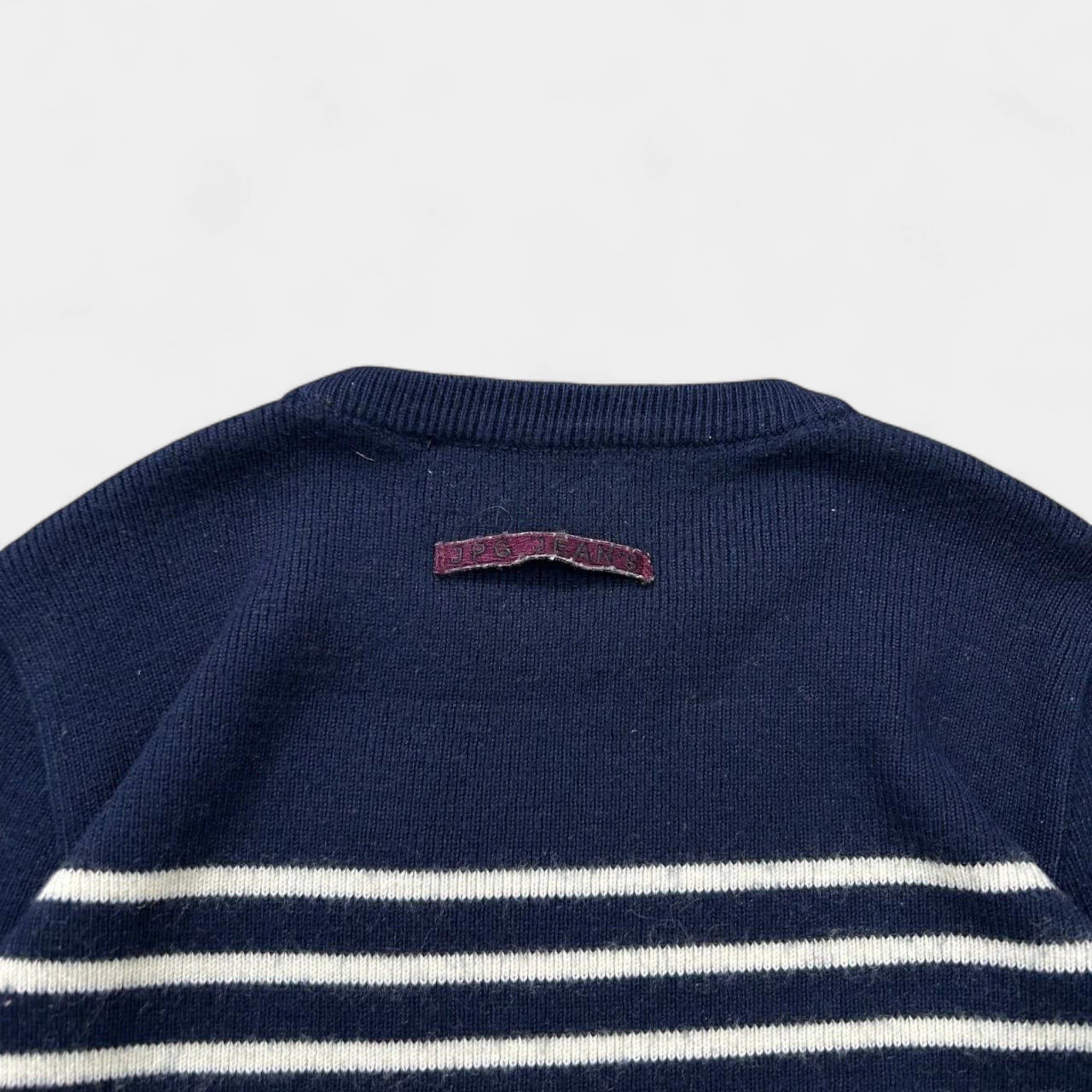 Jean Paul Gaultier Jean Paul Gaultier 1990s Classic Navy White Striped Jersey Size US S / EU 44-46 / 1 - 7 Thumbnail