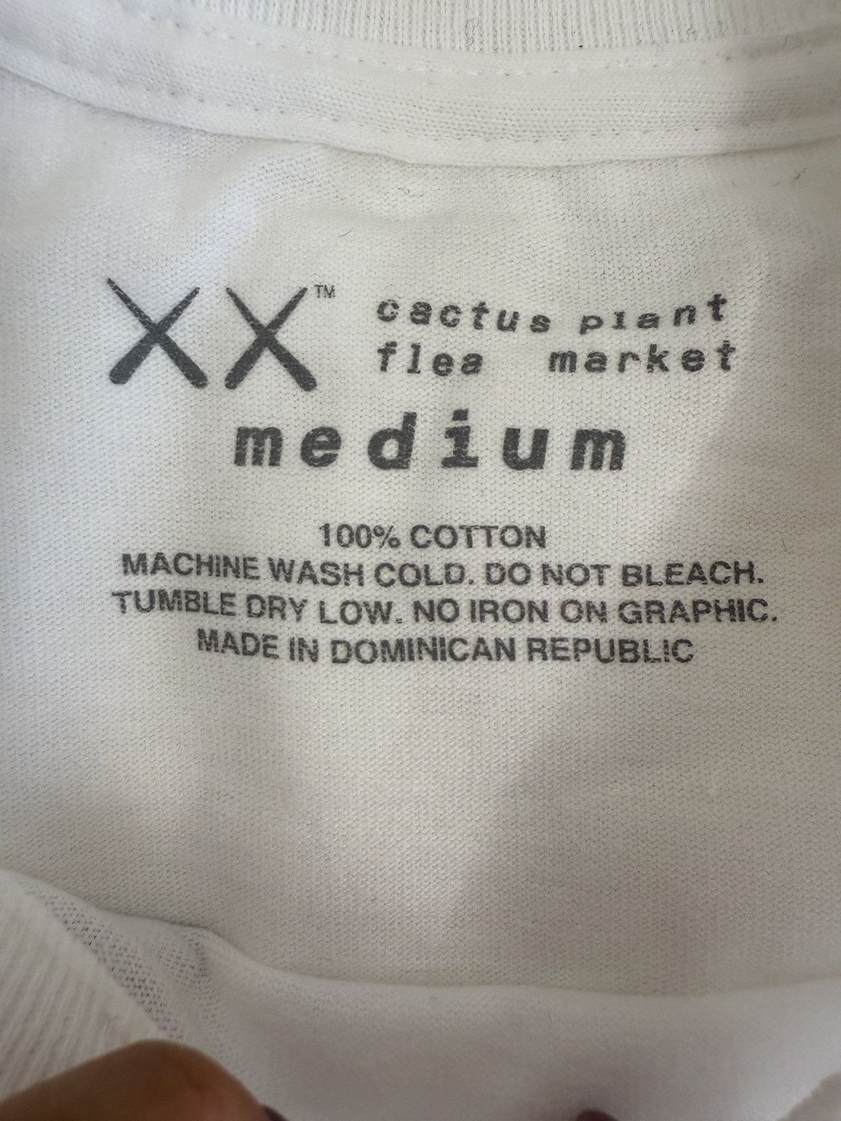 Kaws KAWS x Cactus Plant Flea Market CPFM T-shirt White Size M Size US M / EU 48-50 / 2 - 4 Thumbnail
