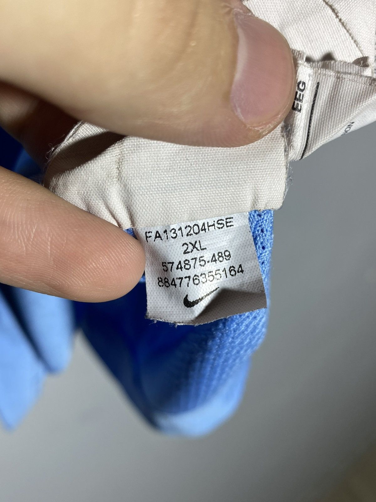 Nike 🔥 NIKE MANCHESTER CITY ETIHAD Y2K SOCCER DRIP JERSEY Size US XXL / EU 58 / 5 - 12 Thumbnail