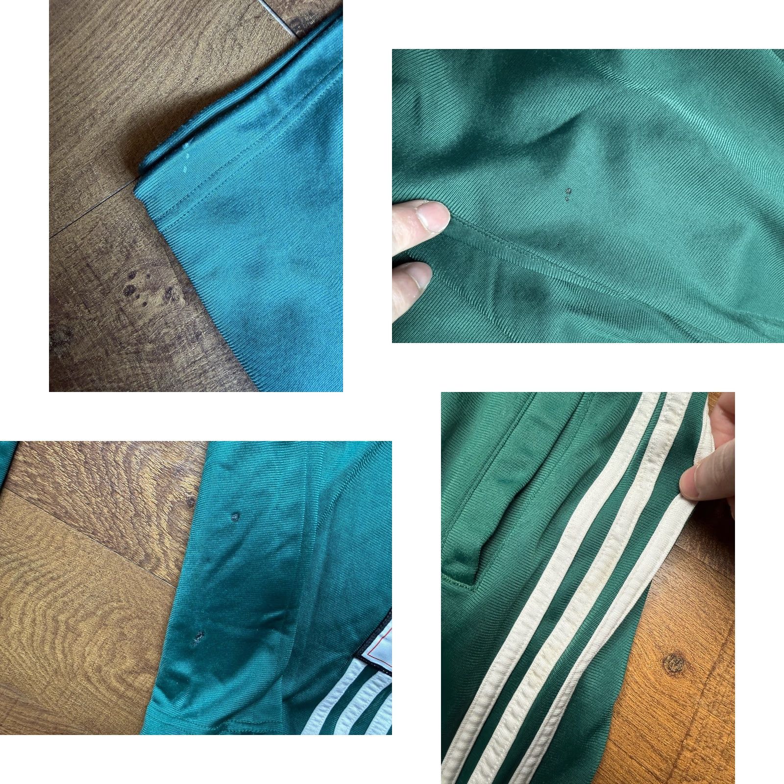 Adidas VINTAGE Adidas Kareem abdul-jabbar Warm Up Firebird Track Pants Men XL Teal Green Firebird Track Pants Mens XL Size US 36 / EU 52 - 9 Thumbnail