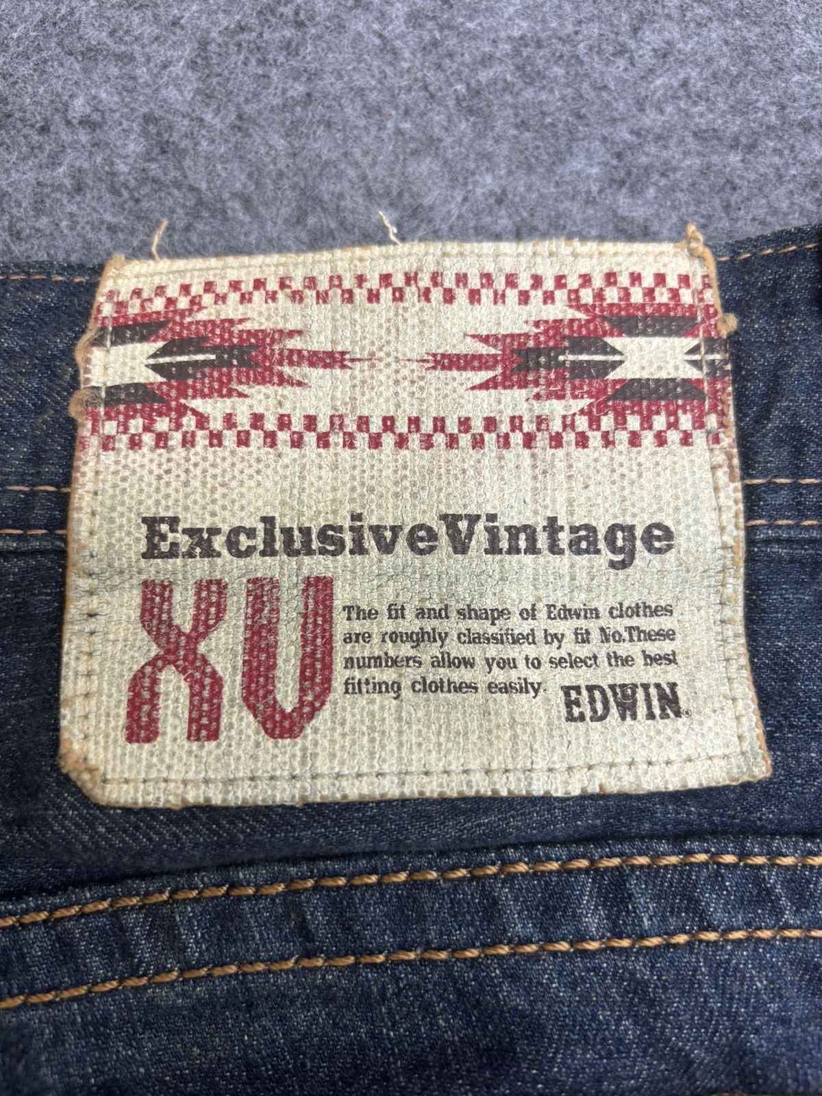 Edwin 💥Bush Denim💥Sick 90s Style Rust Wash Edwin Bush Denim F520 Size US 31 - 22 Thumbnail