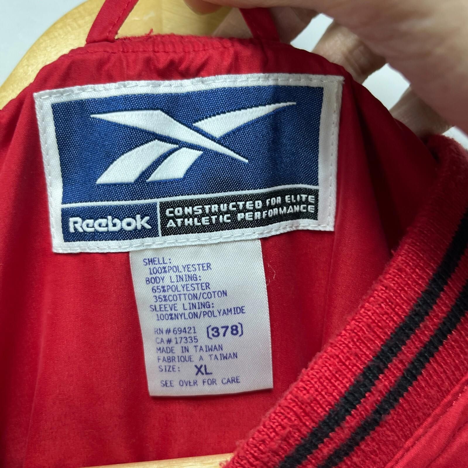 Reebok Vintage 90s Reebok Wisconsin Badgers Windbreaker Jacket XL Size ONE SIZE - 5 Thumbnail