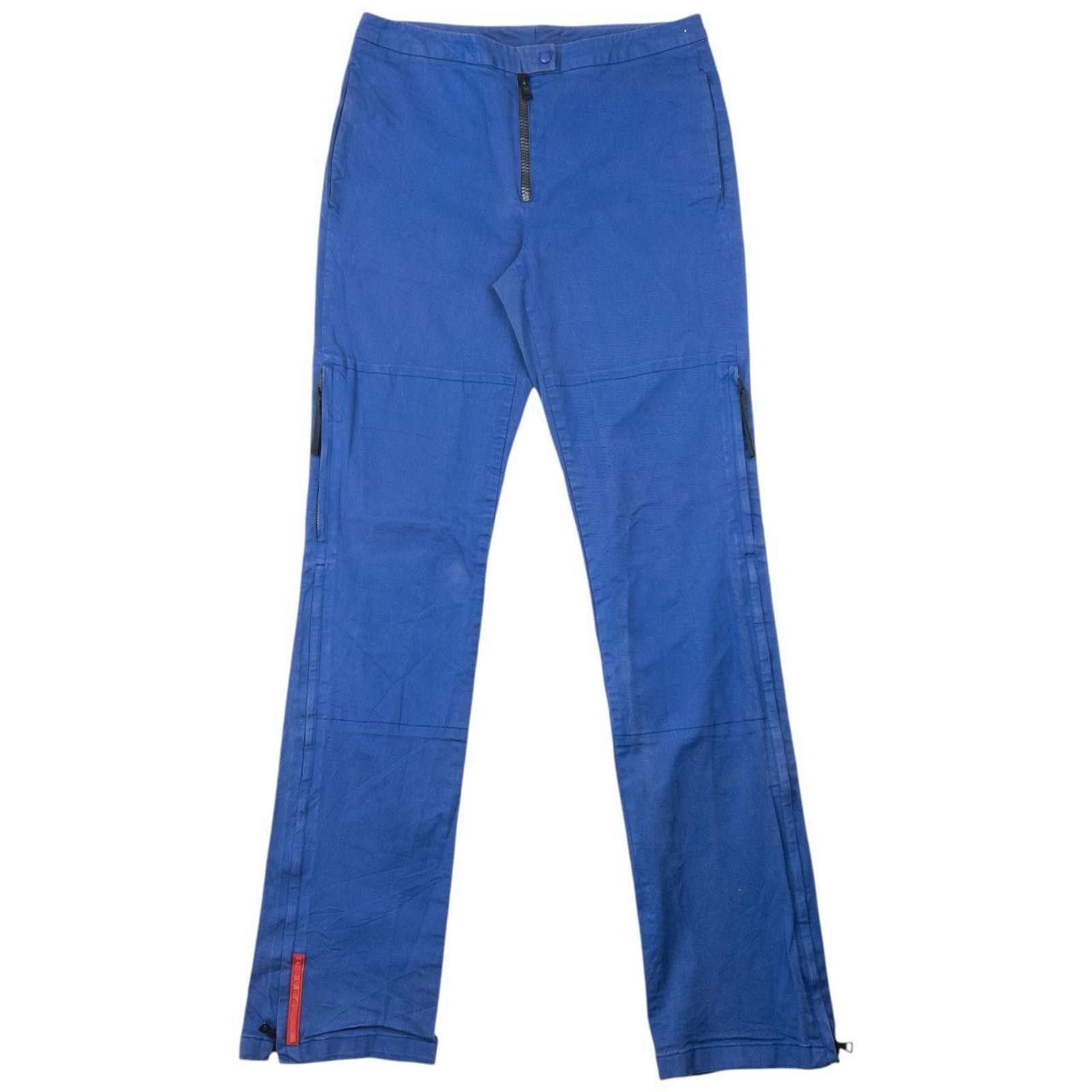 Prada Vintage 2000s Prada Sport Zip Cuff Trousers Size W28 Size US 28 / EU 44 - 1 Thumbnail