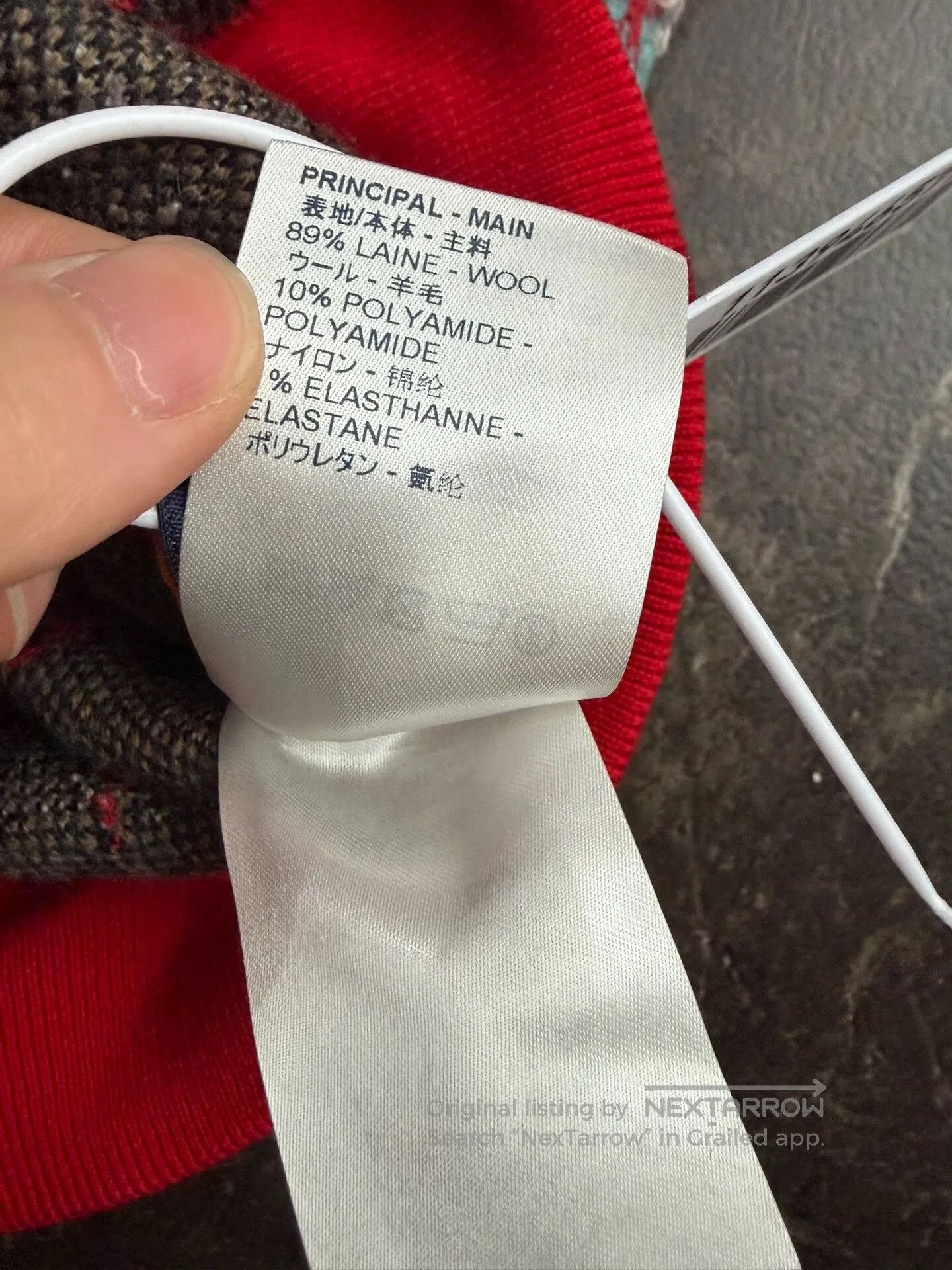 LVC LV Red Bamboo Knit Sweater. Size US XXL / EU 58 / 5 - 4 Thumbnail
