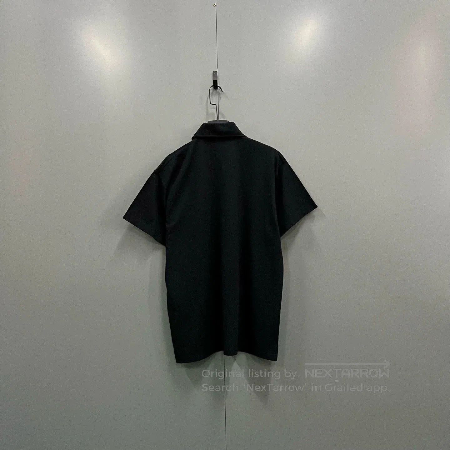 Balenciaga Balenciaga Black Embroidered Polo Shirt. Size US M / EU 48-50 / 2 - 2 Thumbnail