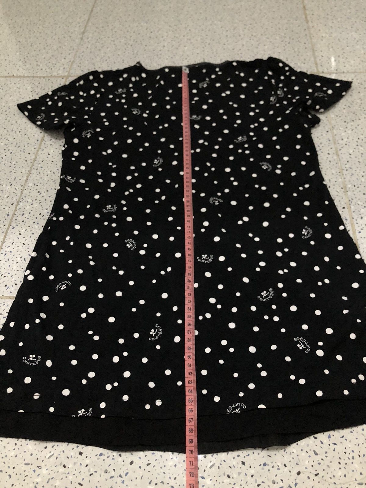 Courreges × Designer × Vintage Courreges Mini Dress Black Size M / US 6-8 / IT 42-44 - 16 Thumbnail