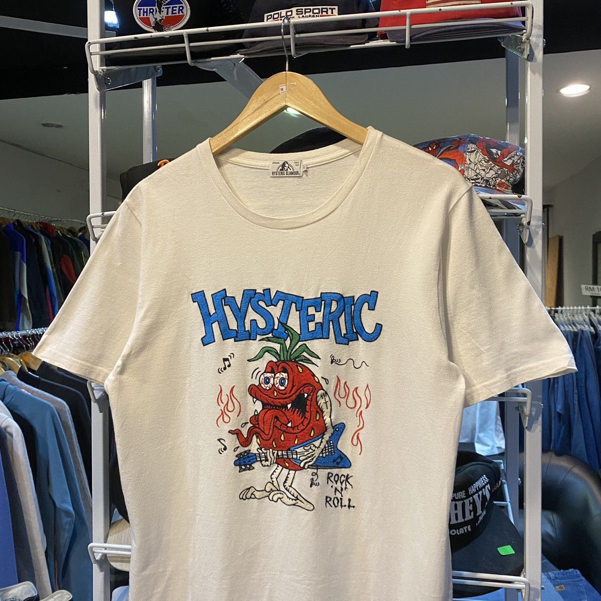 Designer × Hysteric Glamour × Japanese Brand VERY RARE HYSTERIC GLAMOUR ROCK N ROLL EMBROIDERY SHIRT Size US M / EU 48-50 / 2 - 3 Thumbnail