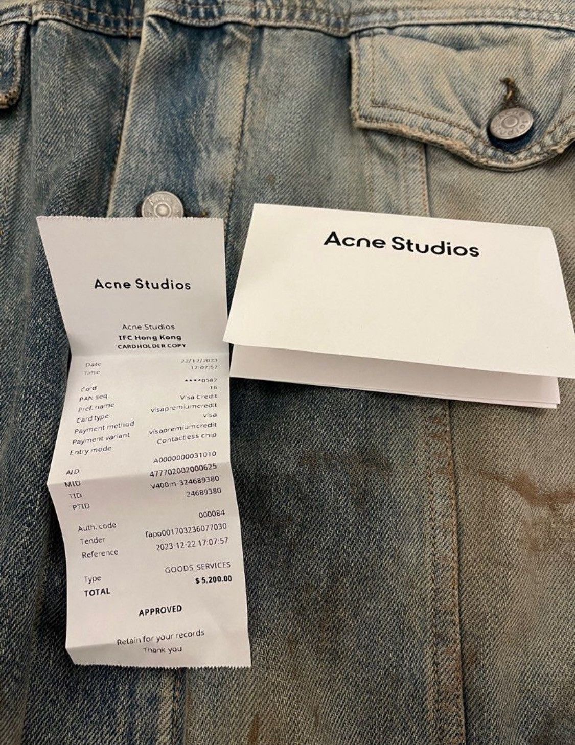 Acne Studios Acne Studios Dirty Wash Oversize Denim Jacket Size US M / EU 48-50 / 2 - 7 Thumbnail
