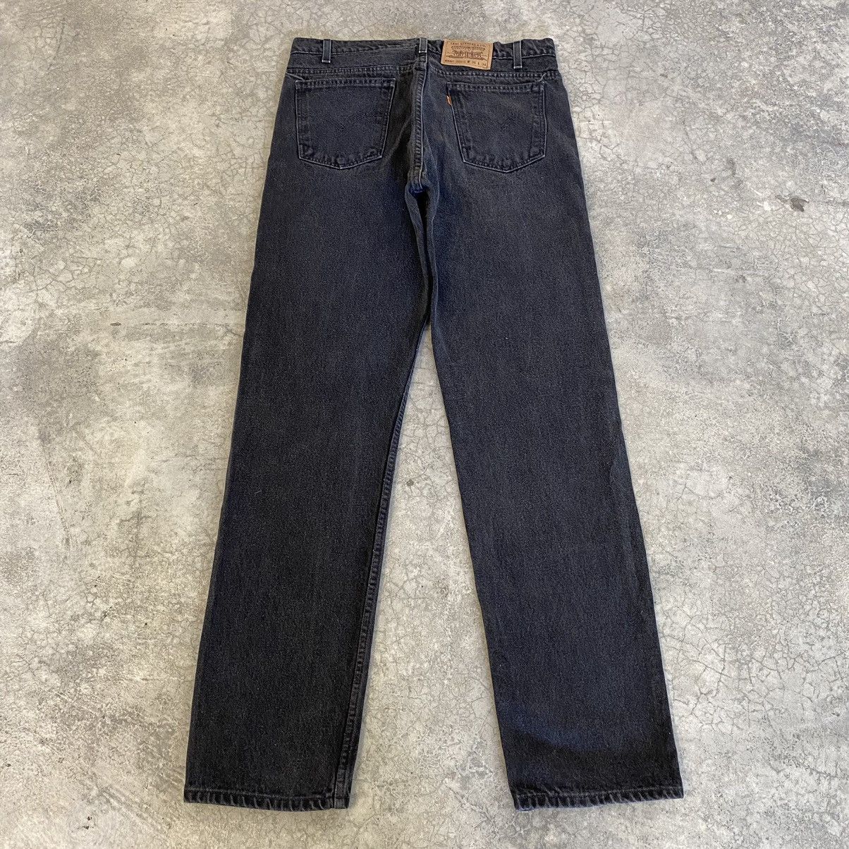 Levi's × Vintage Vintage 90’s Levis 505 Orange Tab Straight Leg Jeans Size US 35 - 13 Thumbnail