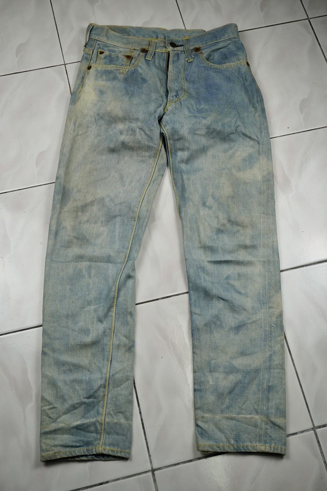 Japanese Brand × Vintage Vintage 70s Big Stone denim selvedge scovill zipper Size US 29 - 2 Thumbnail