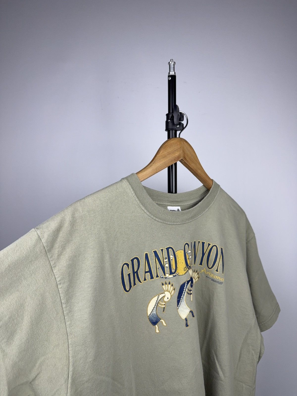 Vintage Retro 00s Grand Canyon Arizona Kokopelli Graphic T-Shirt Size US L / EU 52-54 / 3 - 3 Thumbnail