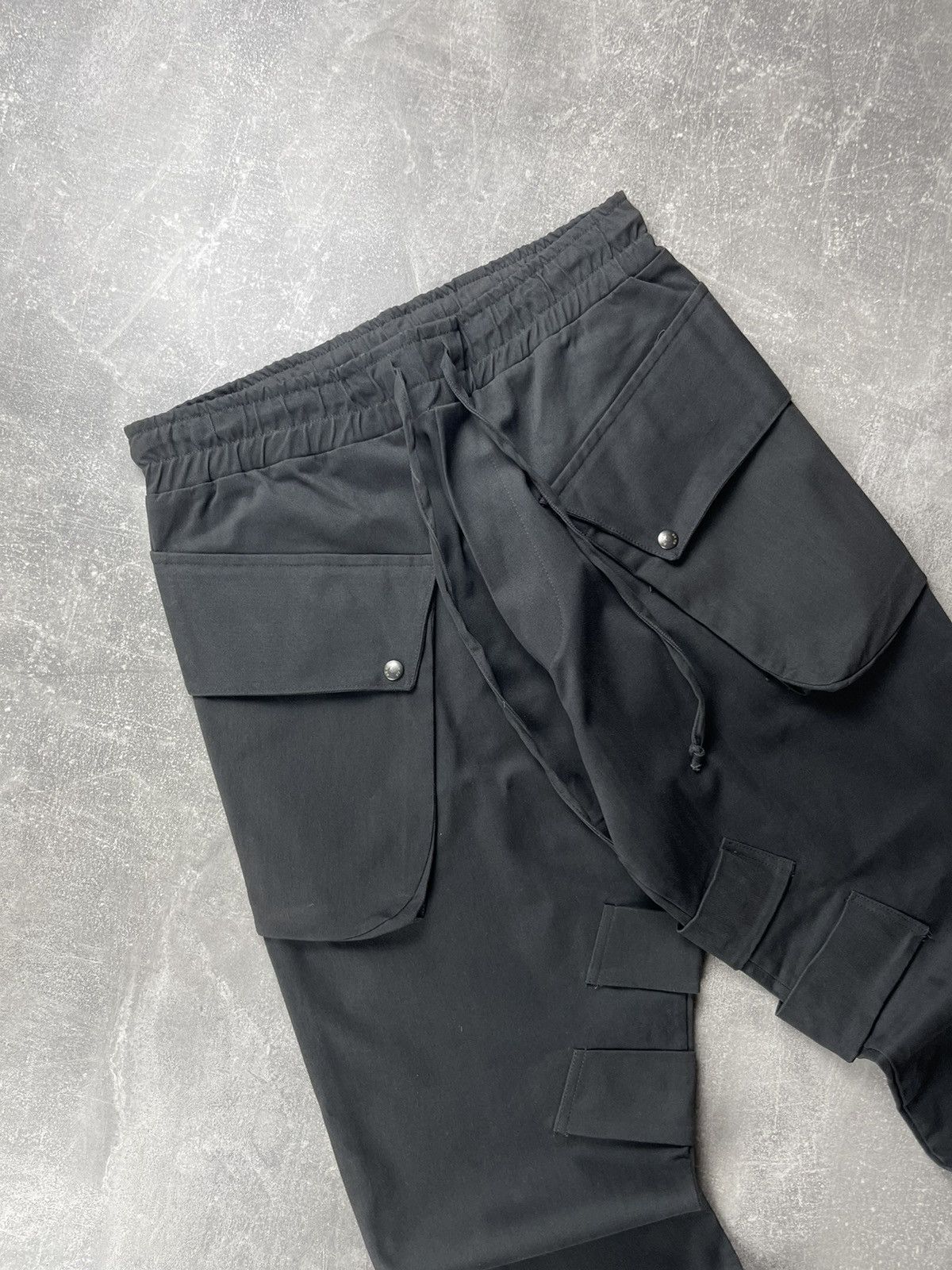 Other Avant Garde BKCS Cargo Jogger Pants Asfalto Black Size S Size US 29 - 4 Thumbnail