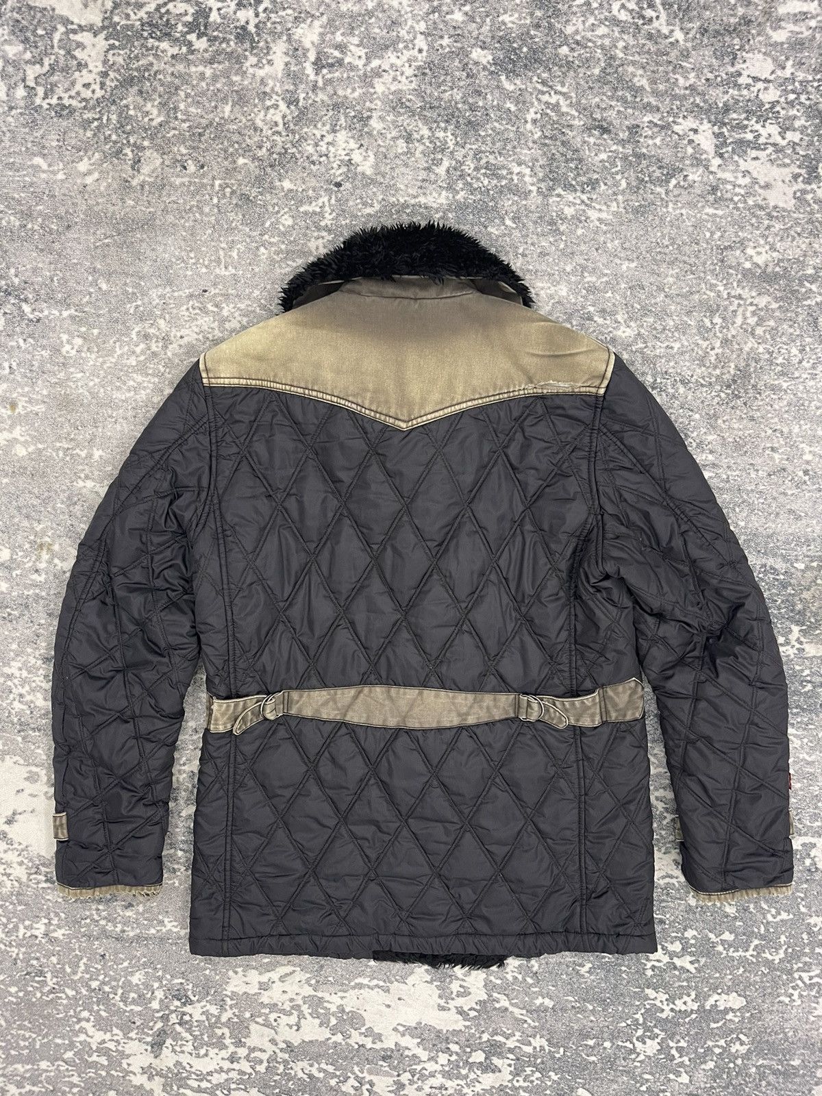 Levi's Levis Quilted Jacket Distressed Size US M / EU 48-50 / 2 - 6 Thumbnail