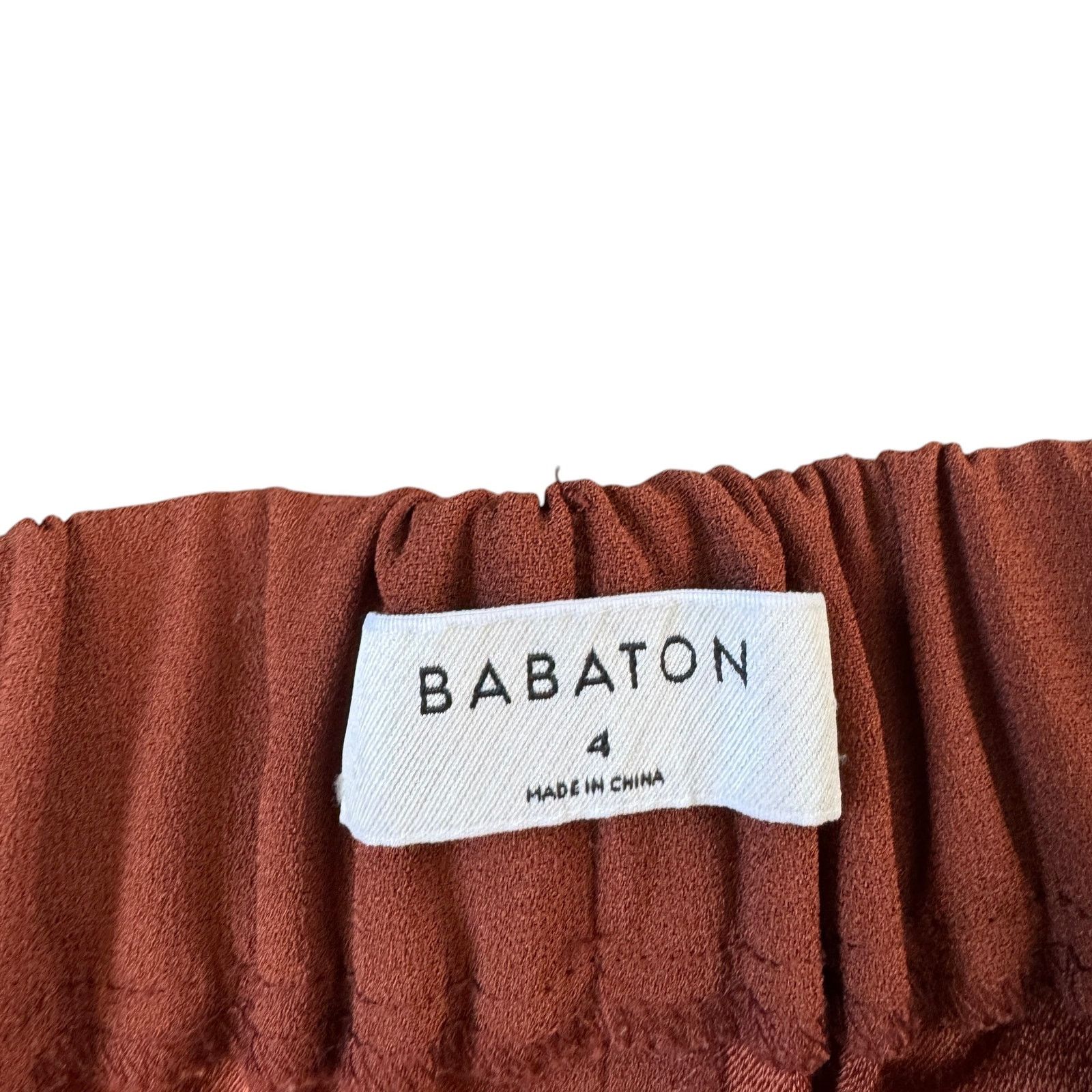 Aritzia Aritzia Babaton Cohen Pant Rust Brown Size 27" / US 4 / IT 40 - 4 Thumbnail