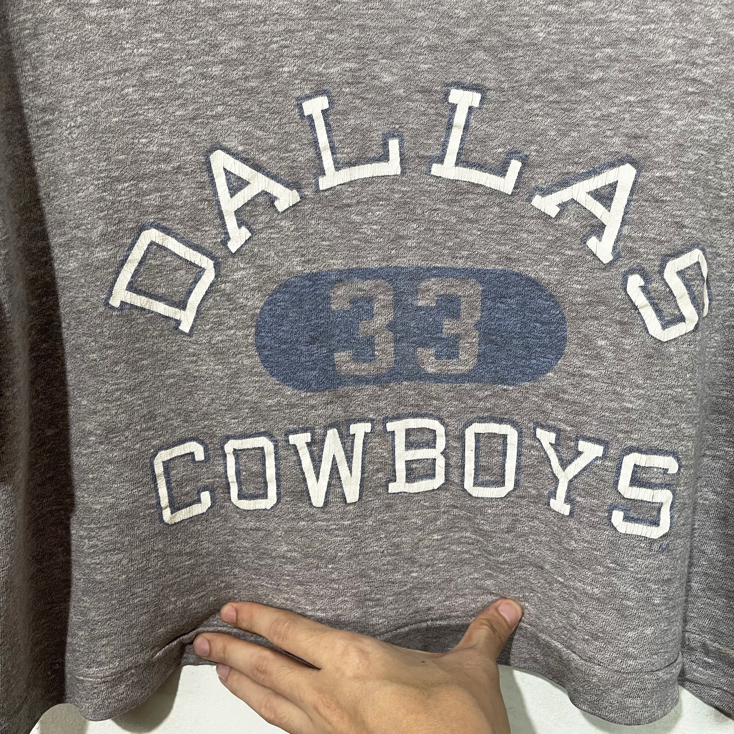 Vintage Vintage 1990s Dallas Cowboys Champion Crop Top Size L / US 10 / IT 46 - 3 Thumbnail