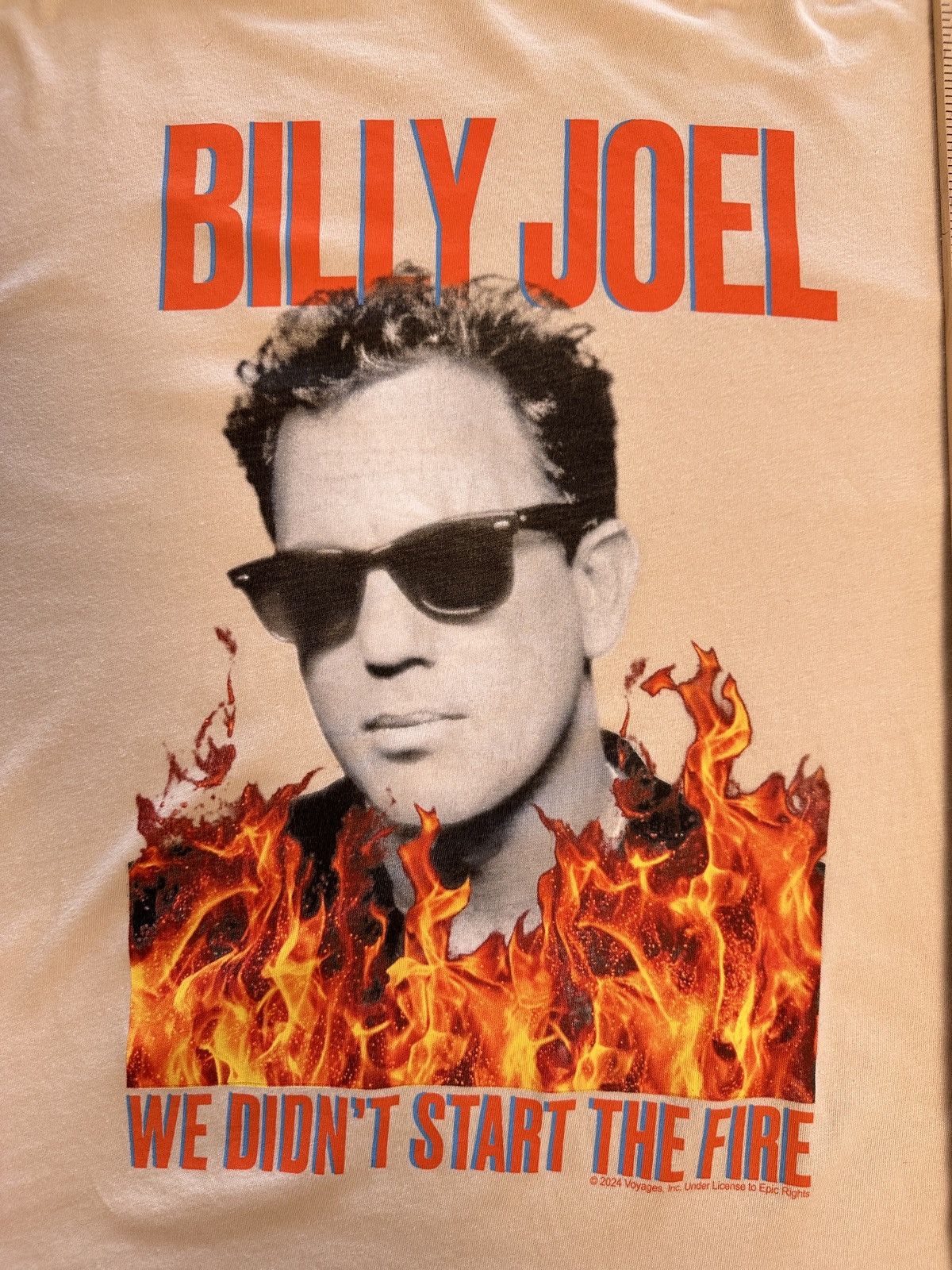 Lee Lee Cream Billy Joel "We Didn't Start The Fire" Size US XL / EU 56 / 4 - 2 Thumbnail