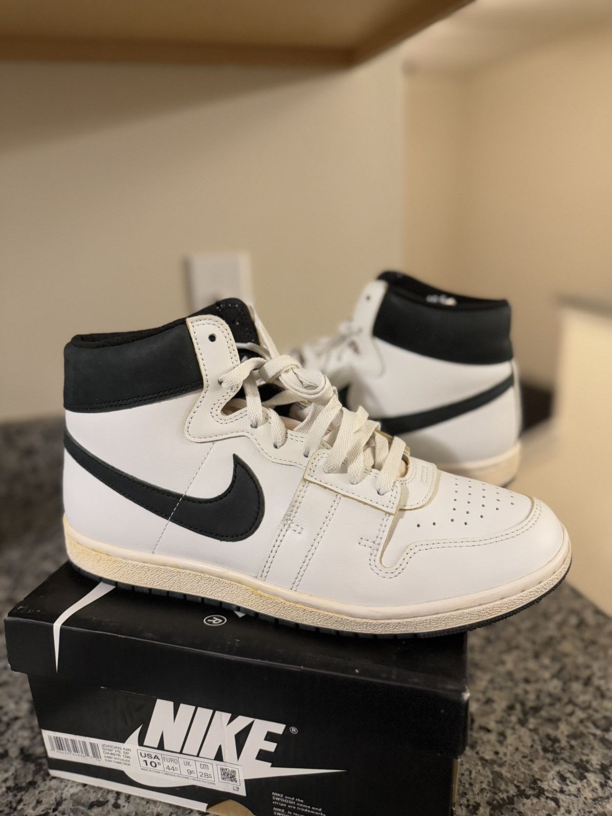 Jordan Brand × Nike Size 10.5 - Nike Air Ship x A Ma Maniere | DX4976-100 Size US 10.5 / EU 43-44 - 2 Thumbnail
