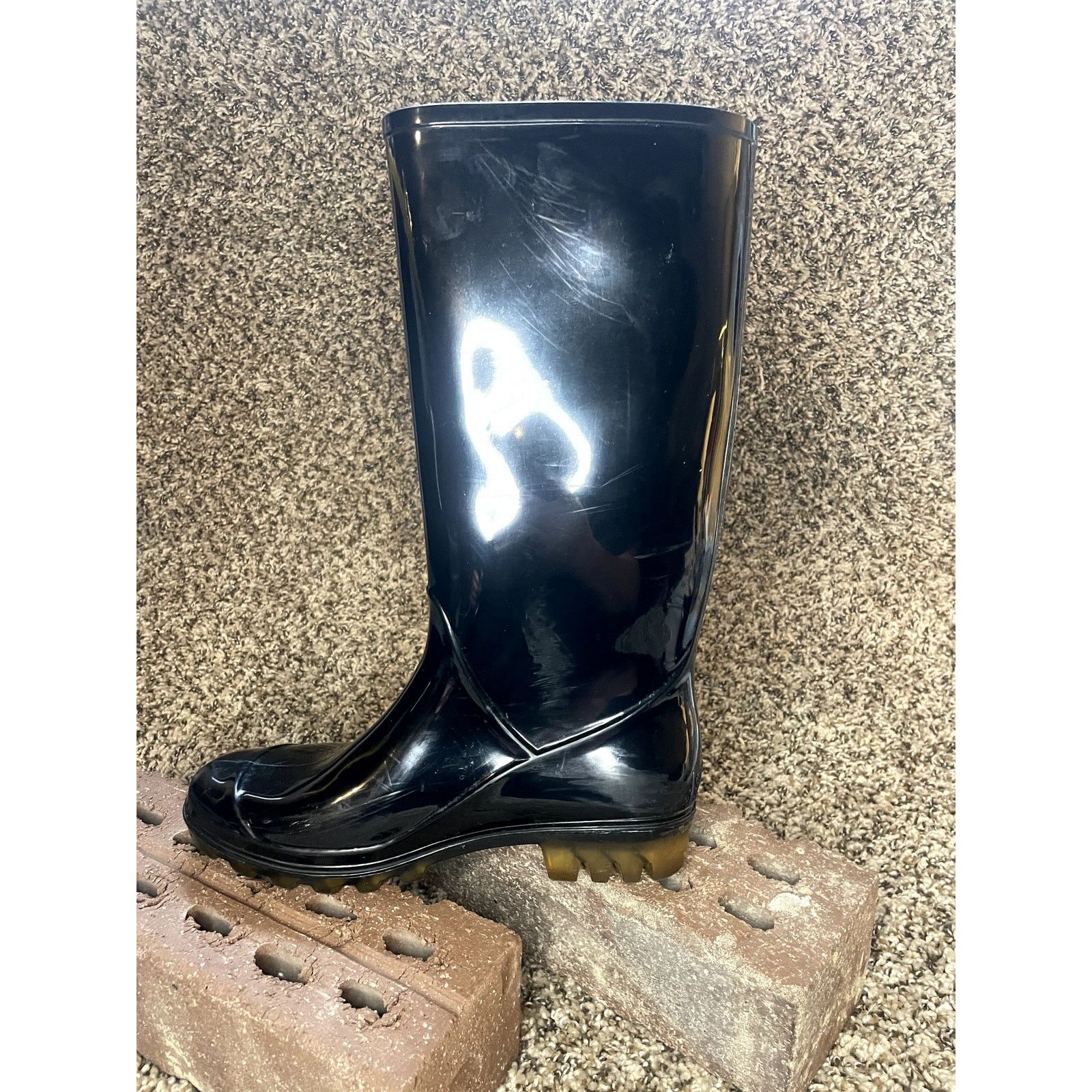 Coach Coach Rubber Waterproof Rain Boots Glossy Black Women Size 7 Size US 7 / EU 40 - 6 Thumbnail