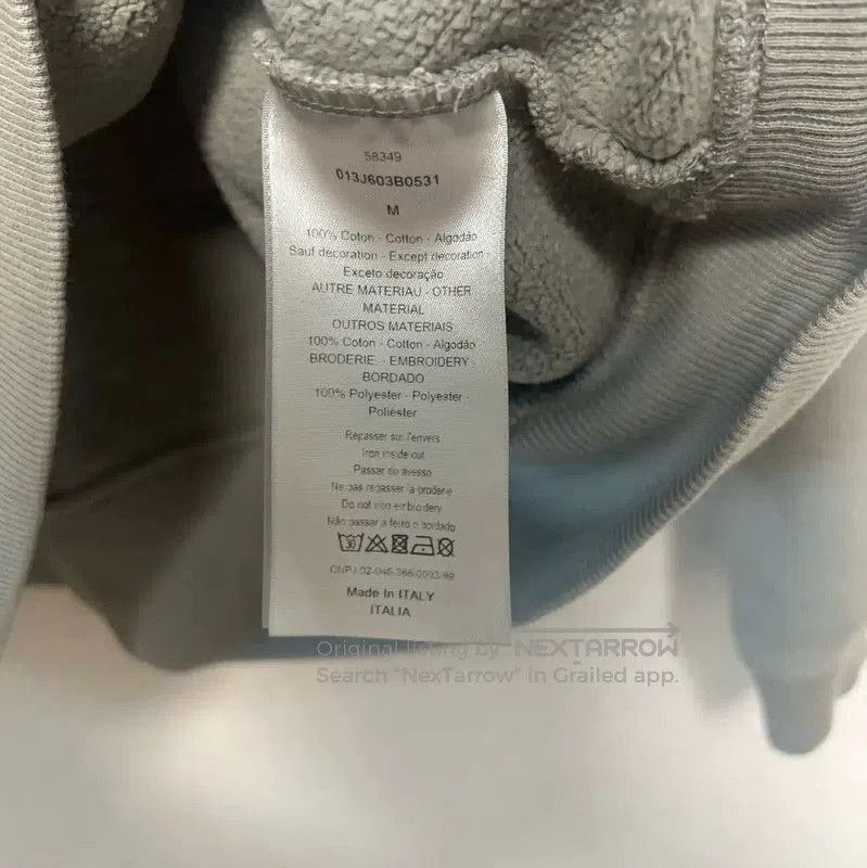 Dior Dior Men's Light Gray Cotton Sweatshirt . Size US M / EU 48-50 / 2 - 5 Thumbnail