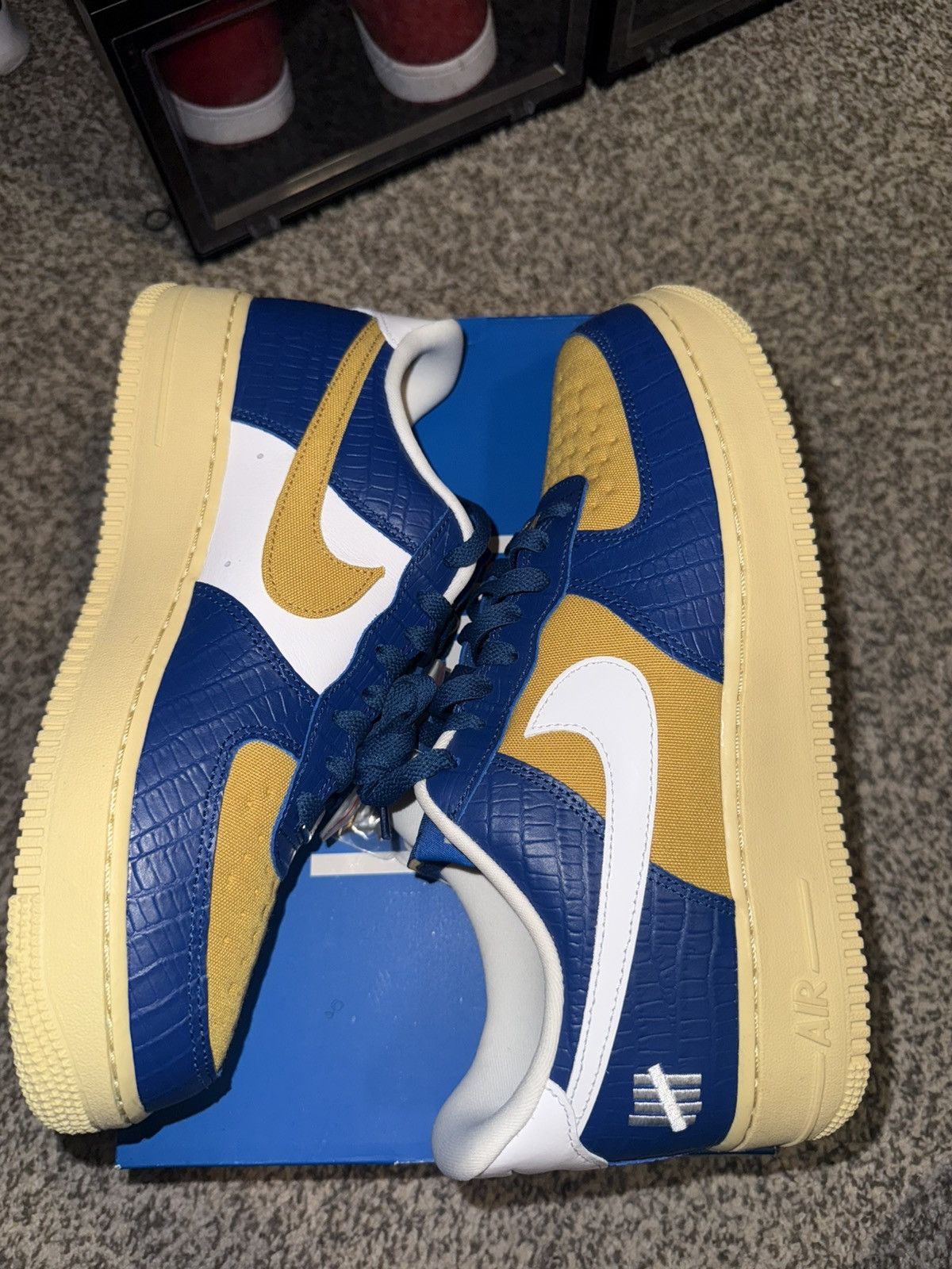 Nike × Undefeated Nike x Undefeated AF1 Court Blue Size US 9.5 / EU 42-43 - 8 Thumbnail