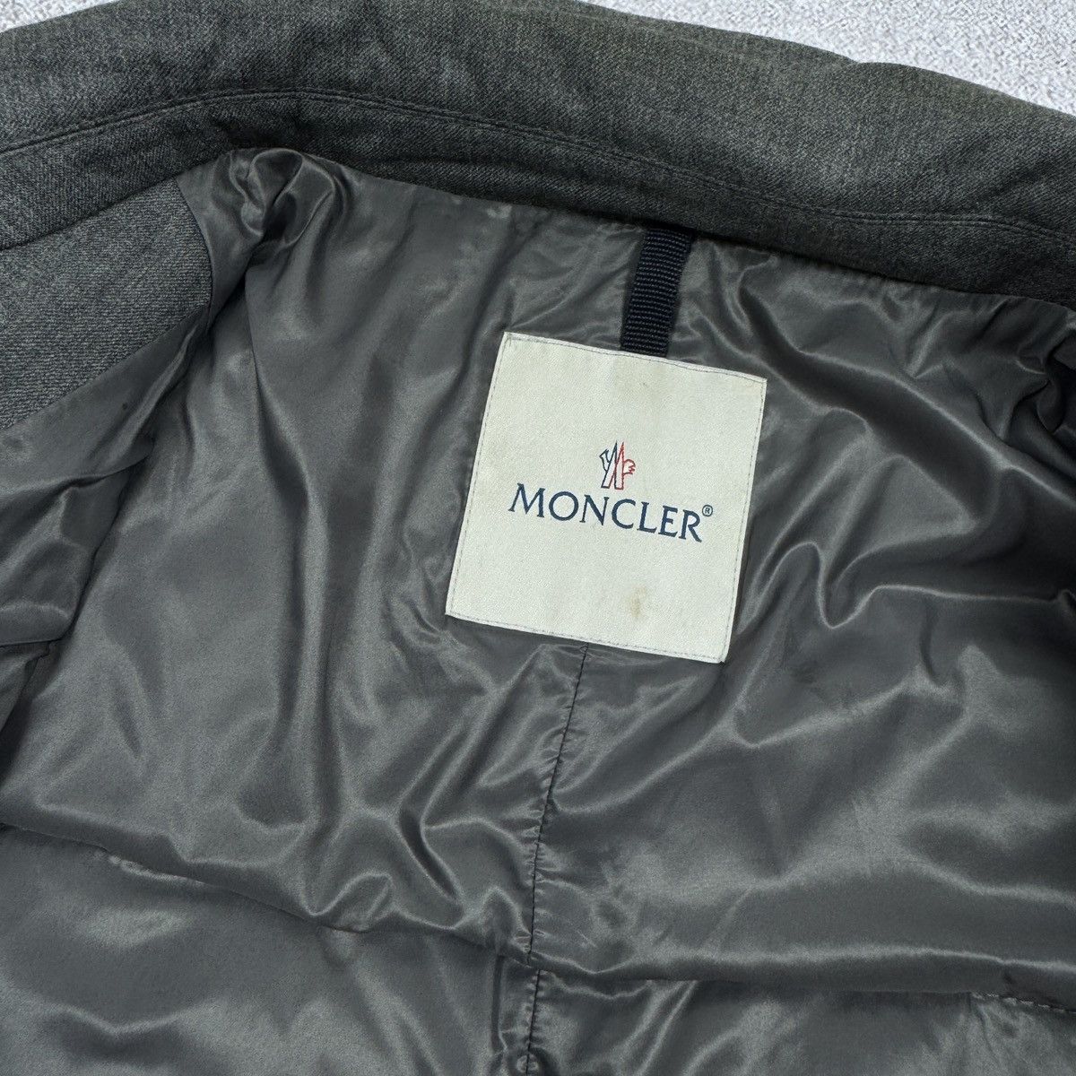 Moncler Men`s Moncler Rodin Gray Wool Puffer Jacket Size 6 / XXL Size US XXL / EU 58 / 5 - 12 Thumbnail