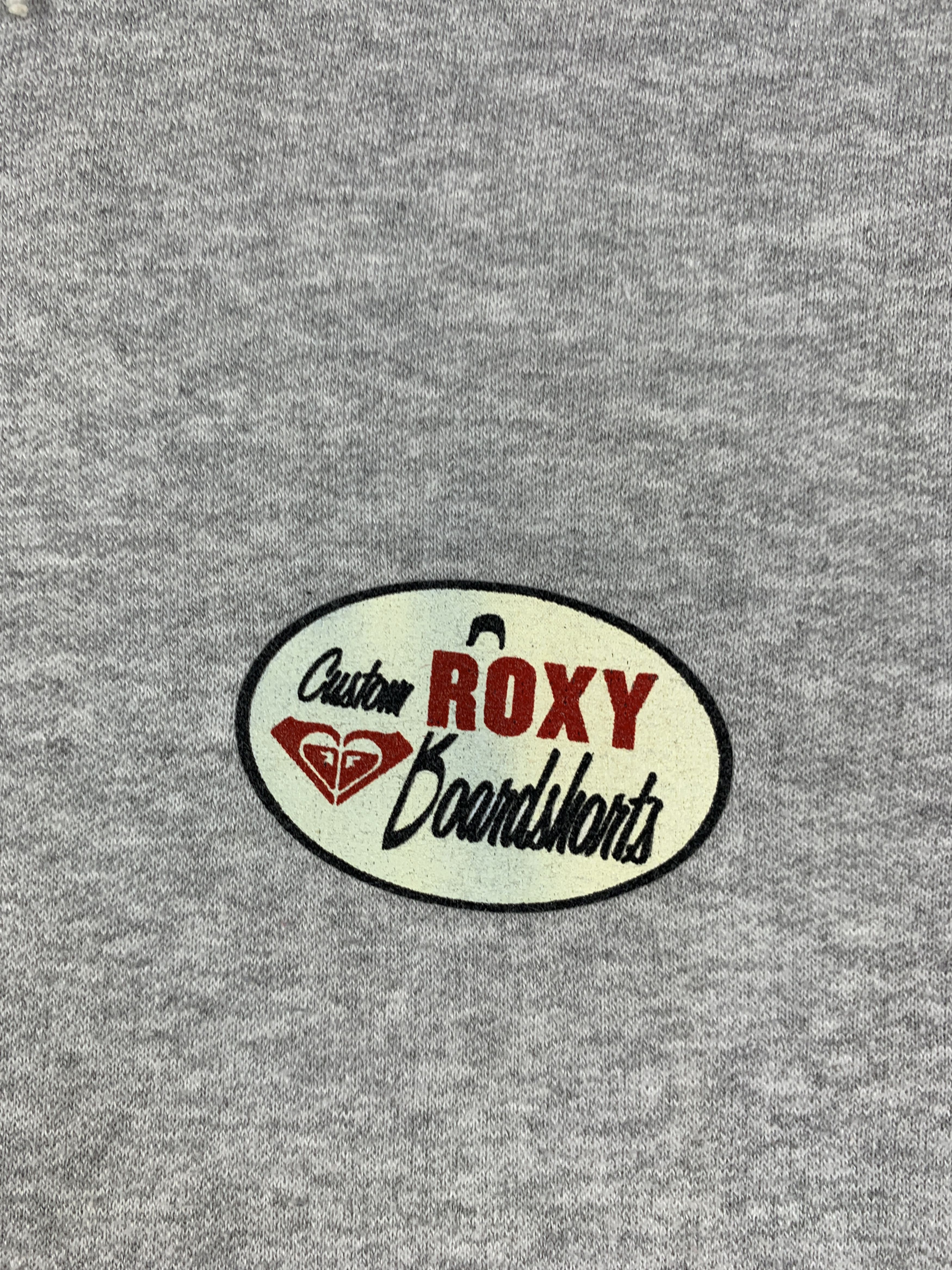 Quiksilver 2000s Roxy Surf Gray Boxy Hoodie (M) Size M / US 6-8 / IT 42-44 - 6 Thumbnail
