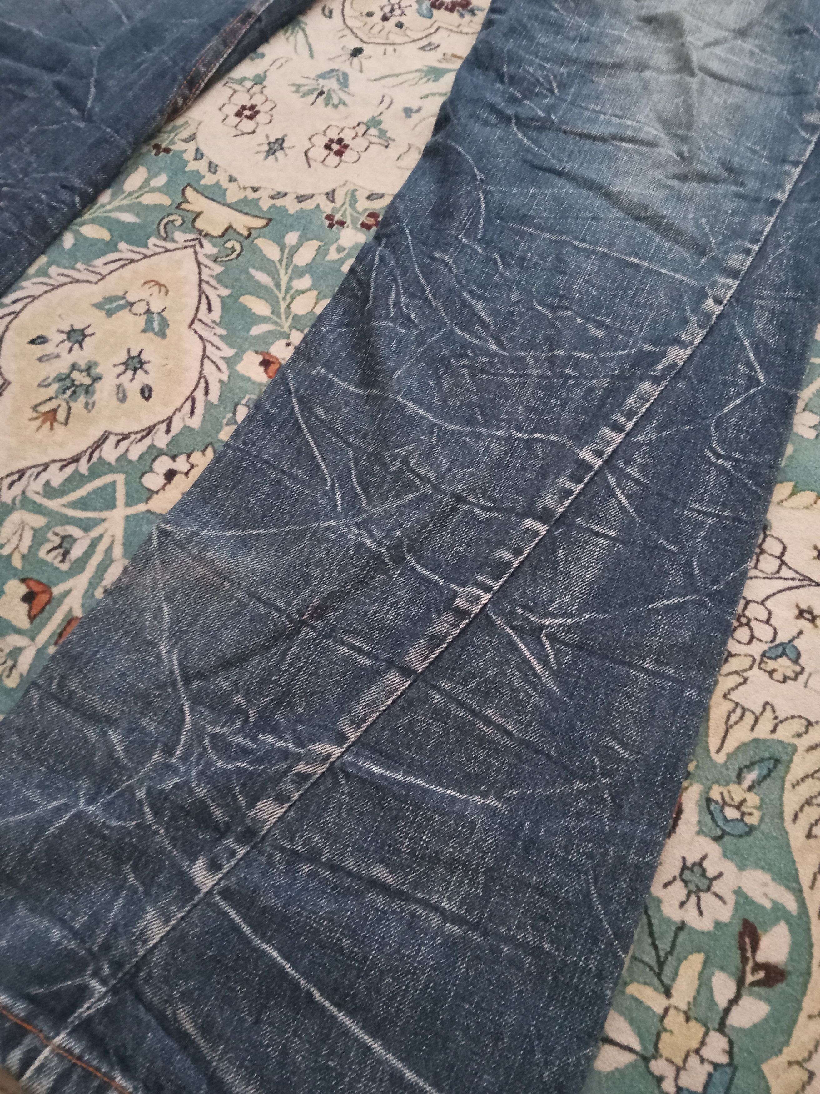 Japanese Brand Vintage Nylaus Rare Design Flare Jeans Size US 34 / EU 50 - 9 Thumbnail