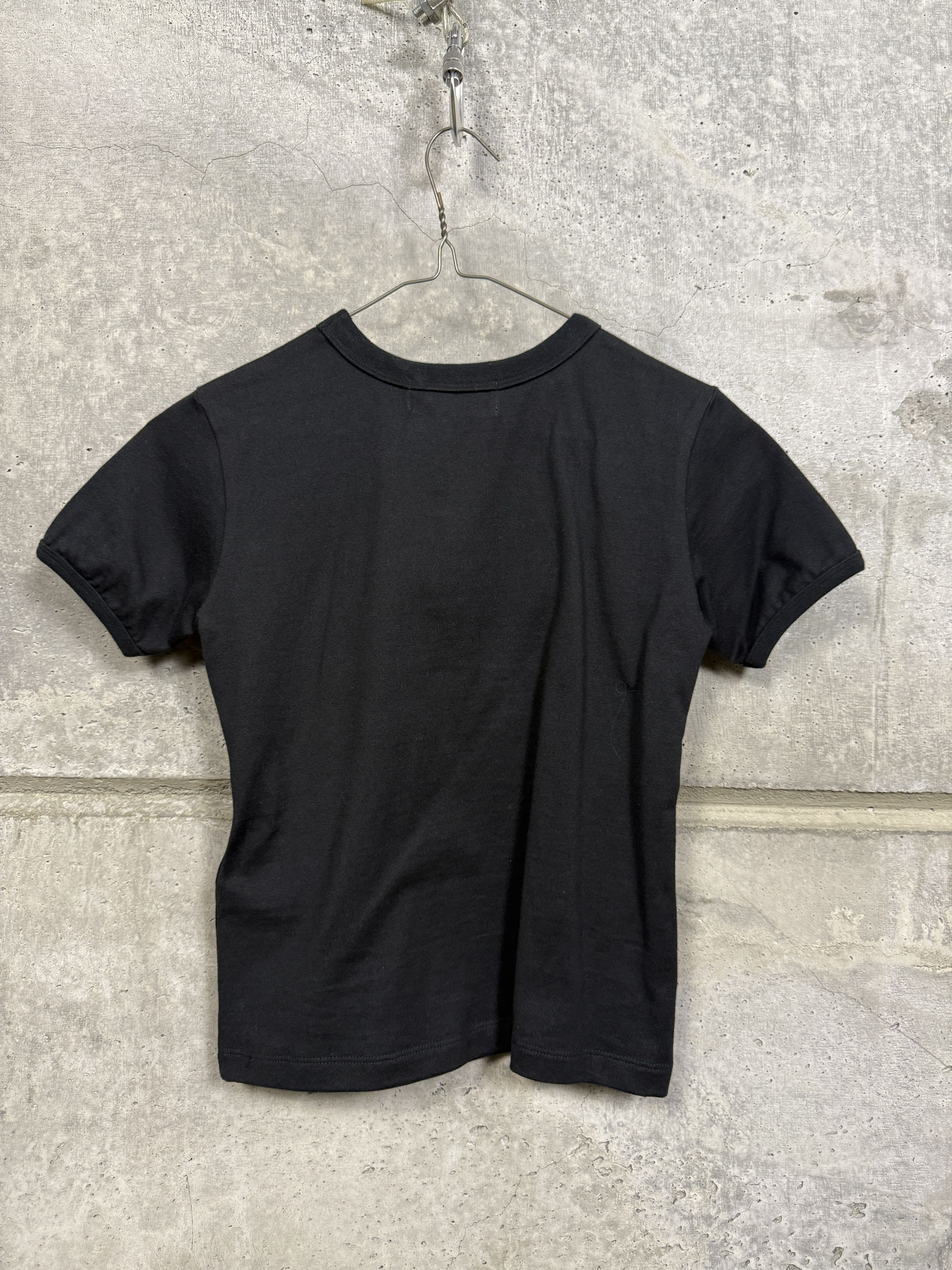 Ambush Design $250 Ambush Reflective Cropped Fitted T-Shirt Size S / US 4 / IT 40 - 13 Thumbnail
