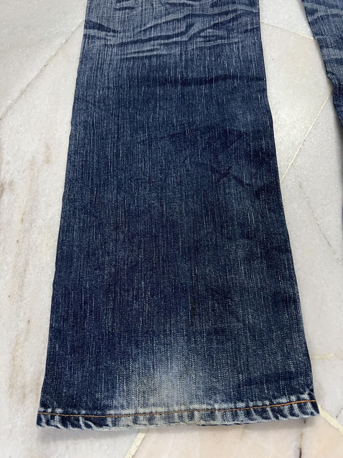 Edwin 💥Flare💥Edwin 503 Blue Trip Mud Wash Jean Size US 33 - 13 Thumbnail