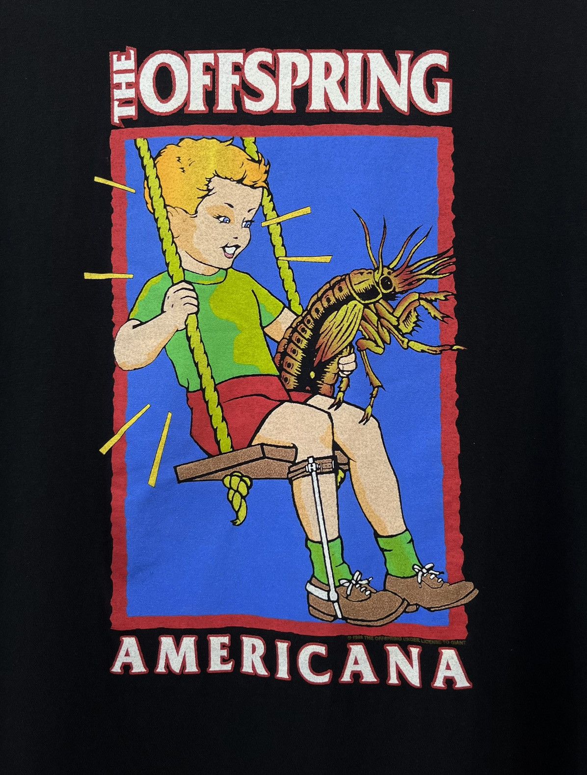 Band Tees Rare Vintage The Offspring Americana 1998 T-Shirt Size US XL / EU 56 / 4 - 7 Thumbnail