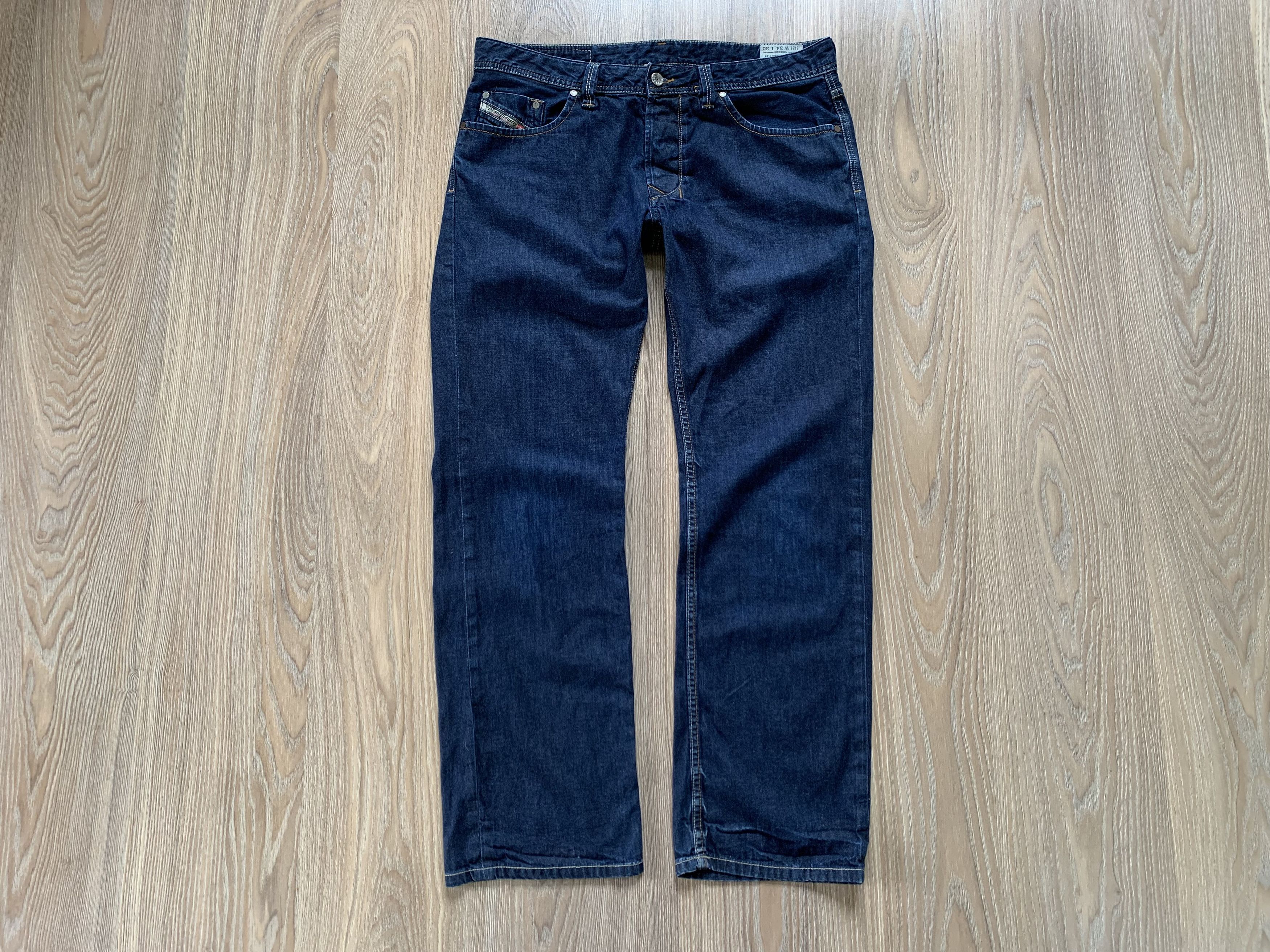 Diesel × Vintage Vintage Diesel Larkee Regular Straight Jeans Size US 34 / EU 50 - 2 Thumbnail