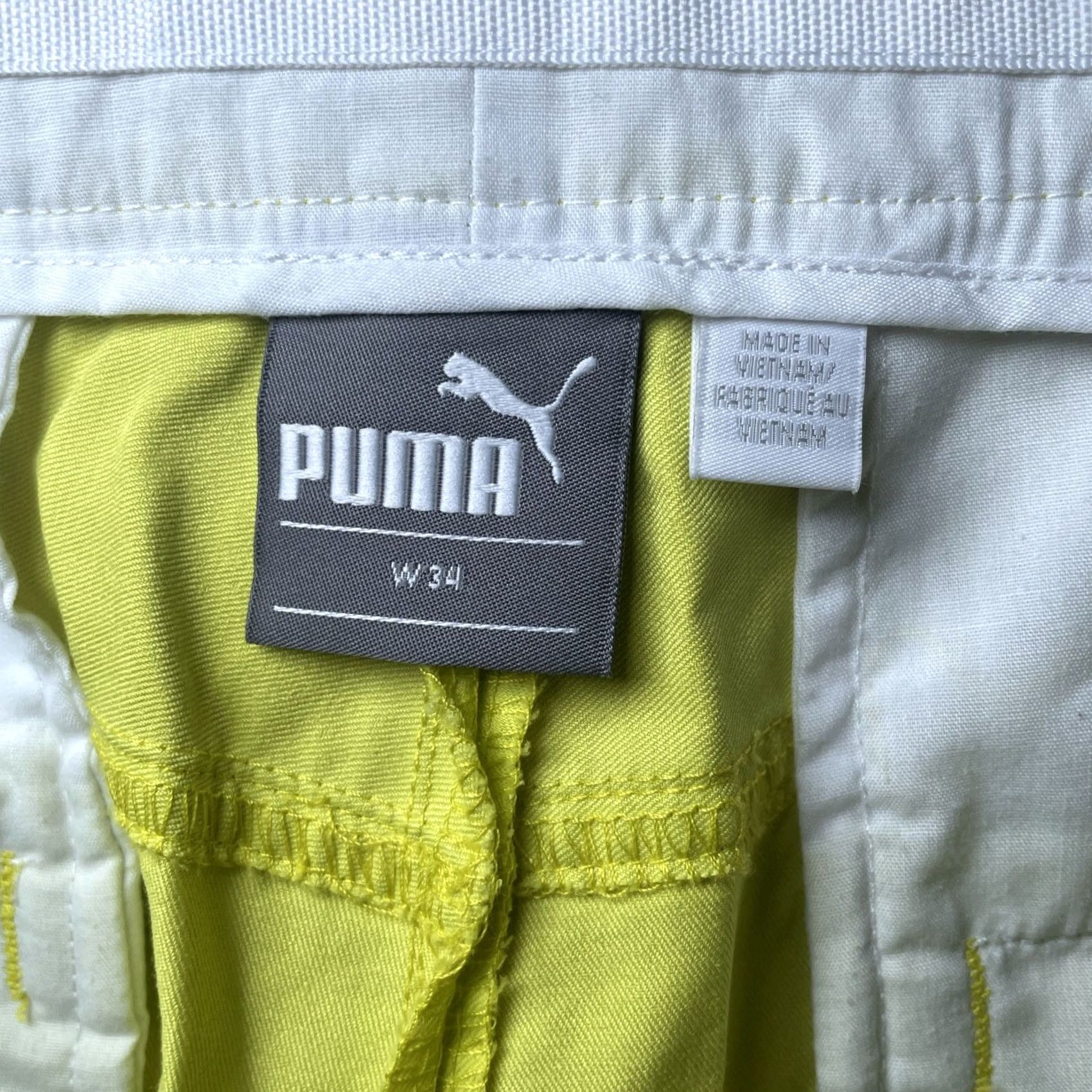 Puma Puma Neon Yellow Shorts Womens Size 34 Size 24" / US 00 / IT 34 - 6 Thumbnail