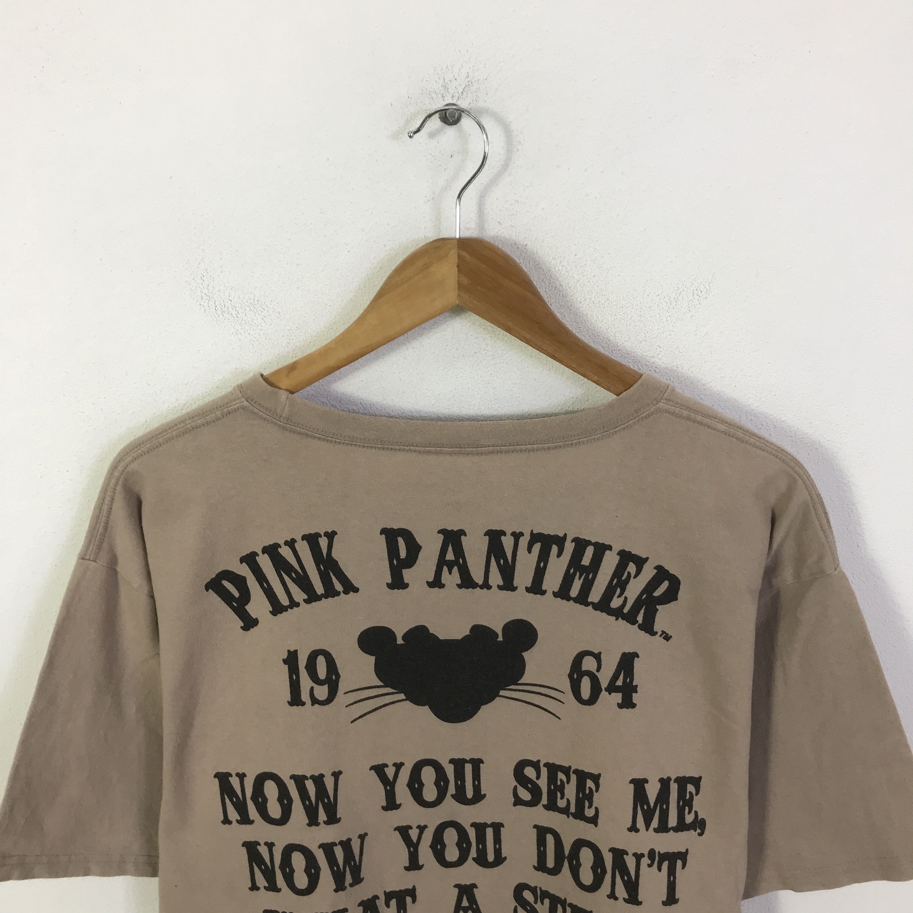 Japanese Brand pink panther cartoon t-shirt K93B47 Size US L / EU 52-54 / 3 - 4 Thumbnail