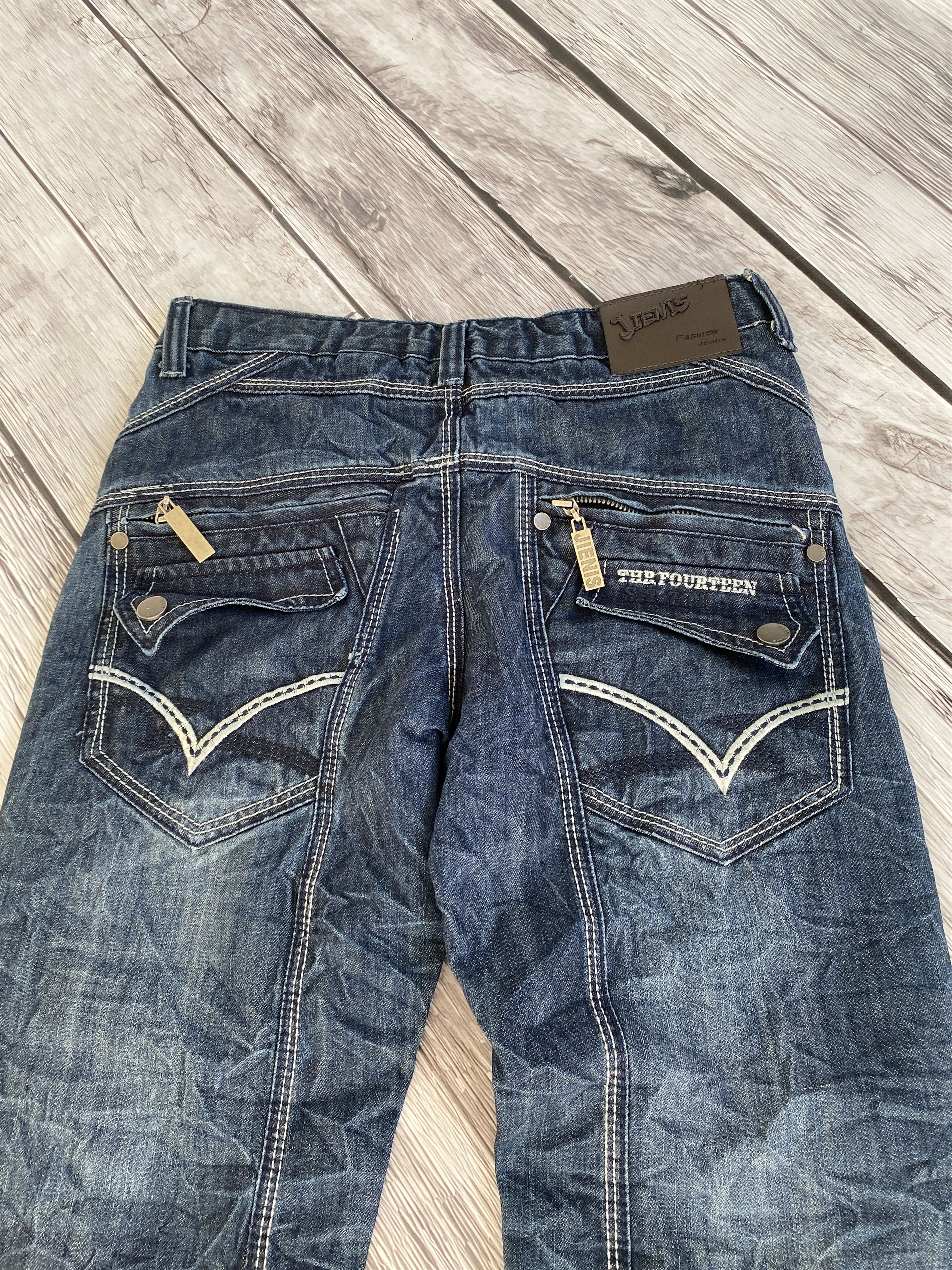 If Six Was Nine × Japanese Brand × Vintage Vintage Rick Owens Junya Watanabe Style Washed Jeans Size US 32 / EU 48 - 5 Thumbnail